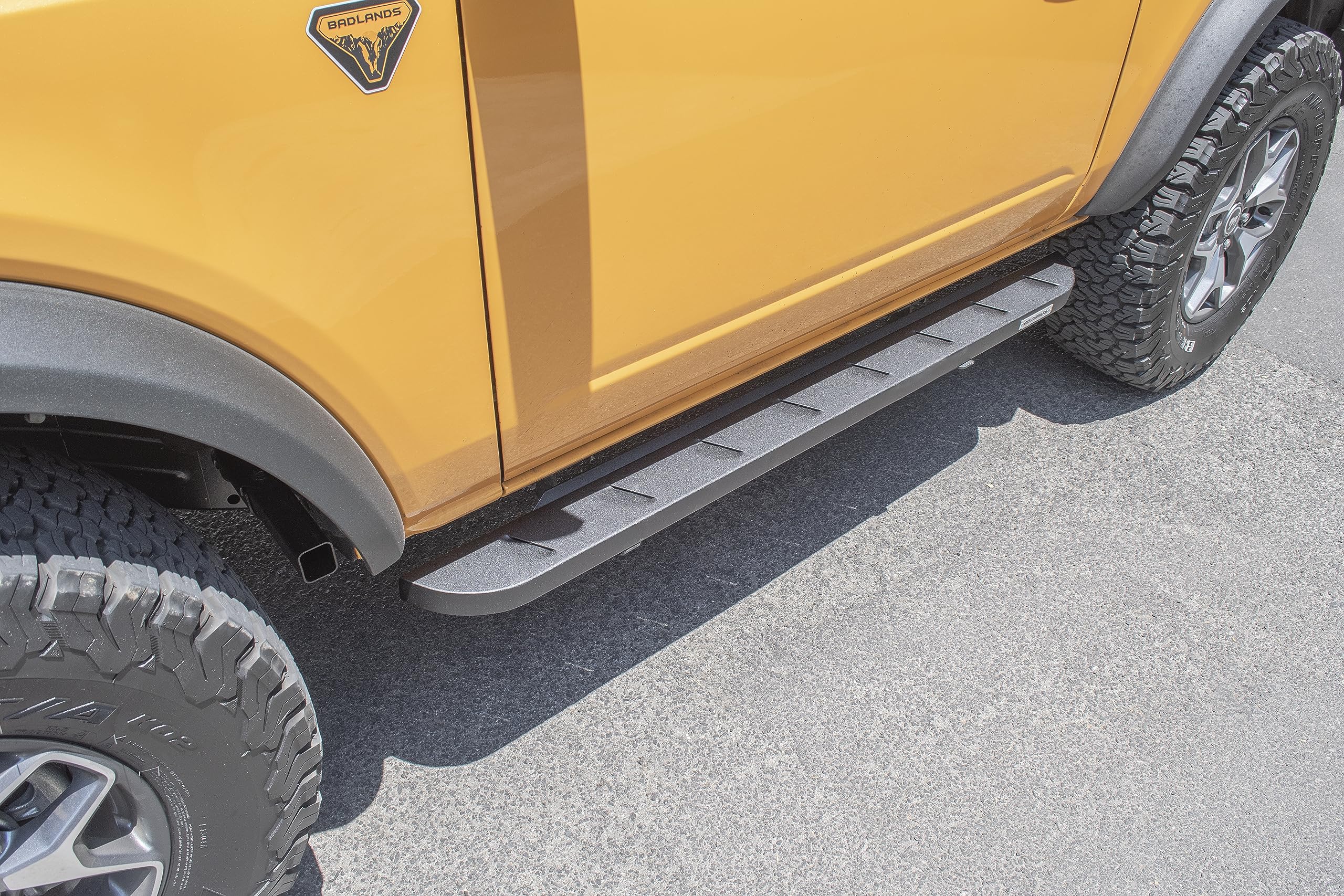 Go Rhino 63413157Spc Rb10 Slim Line Running Boards With Mounting Brackets Kit For Ford 21-24 Bronco