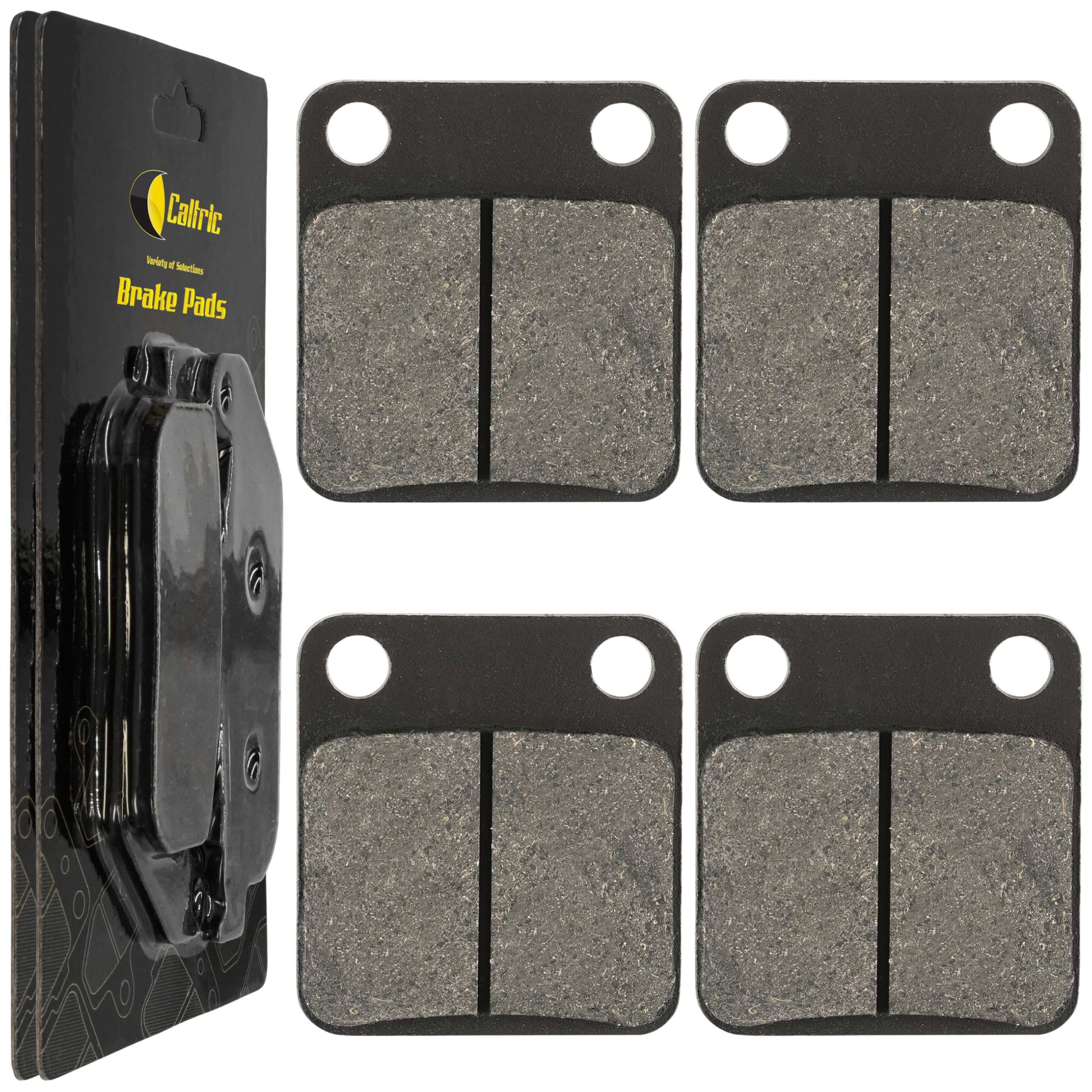 Caltric Front Brake Pads Compatible with Yamaha Big Bear 400 YFM400 2000-2012