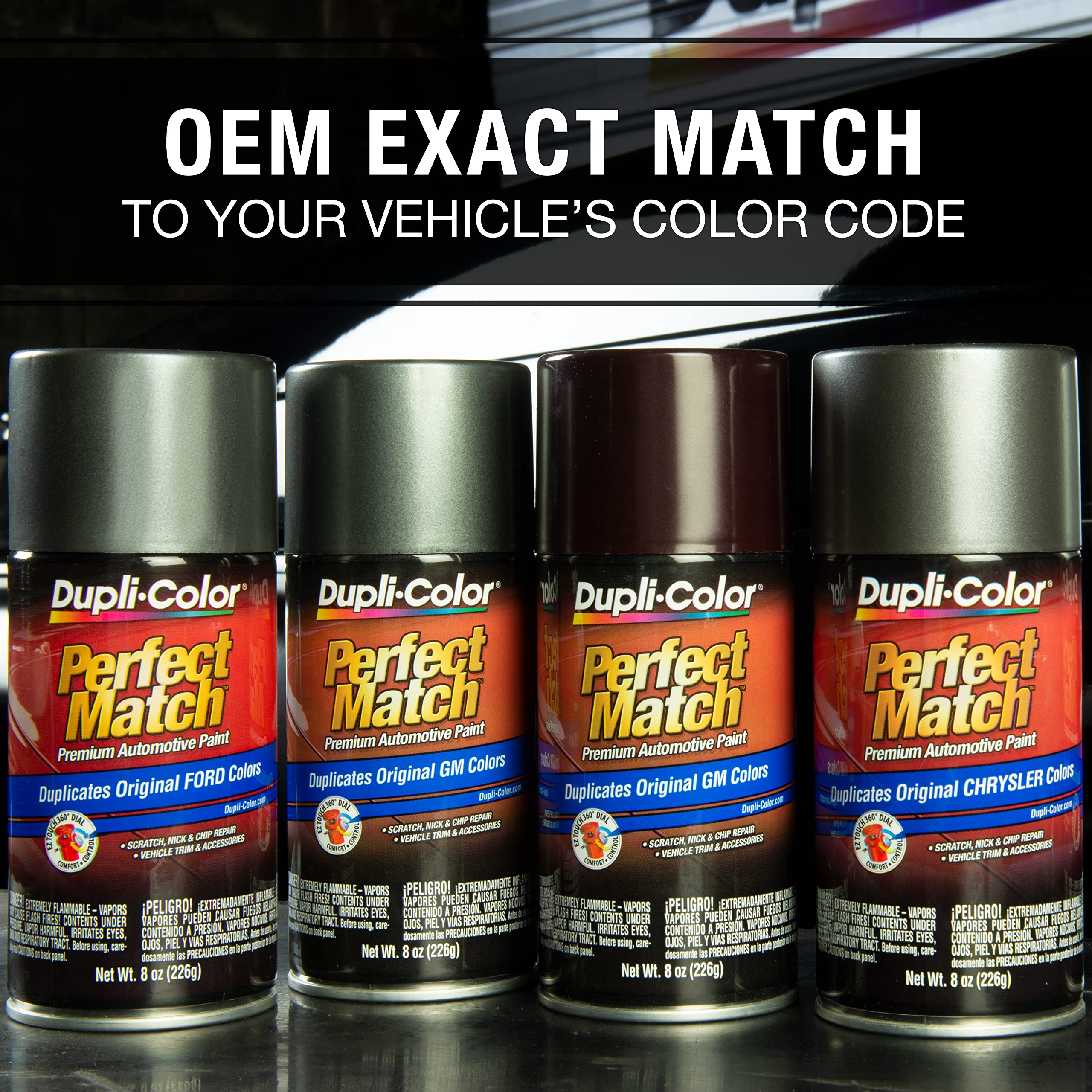 Dupli-Color Bgm0533 (Ebgm05337-6 Pk Bahama Blue Metallic General Motors Exact-Match Automotive Paint - 8 Oz. Aerosol, (Case Of 6