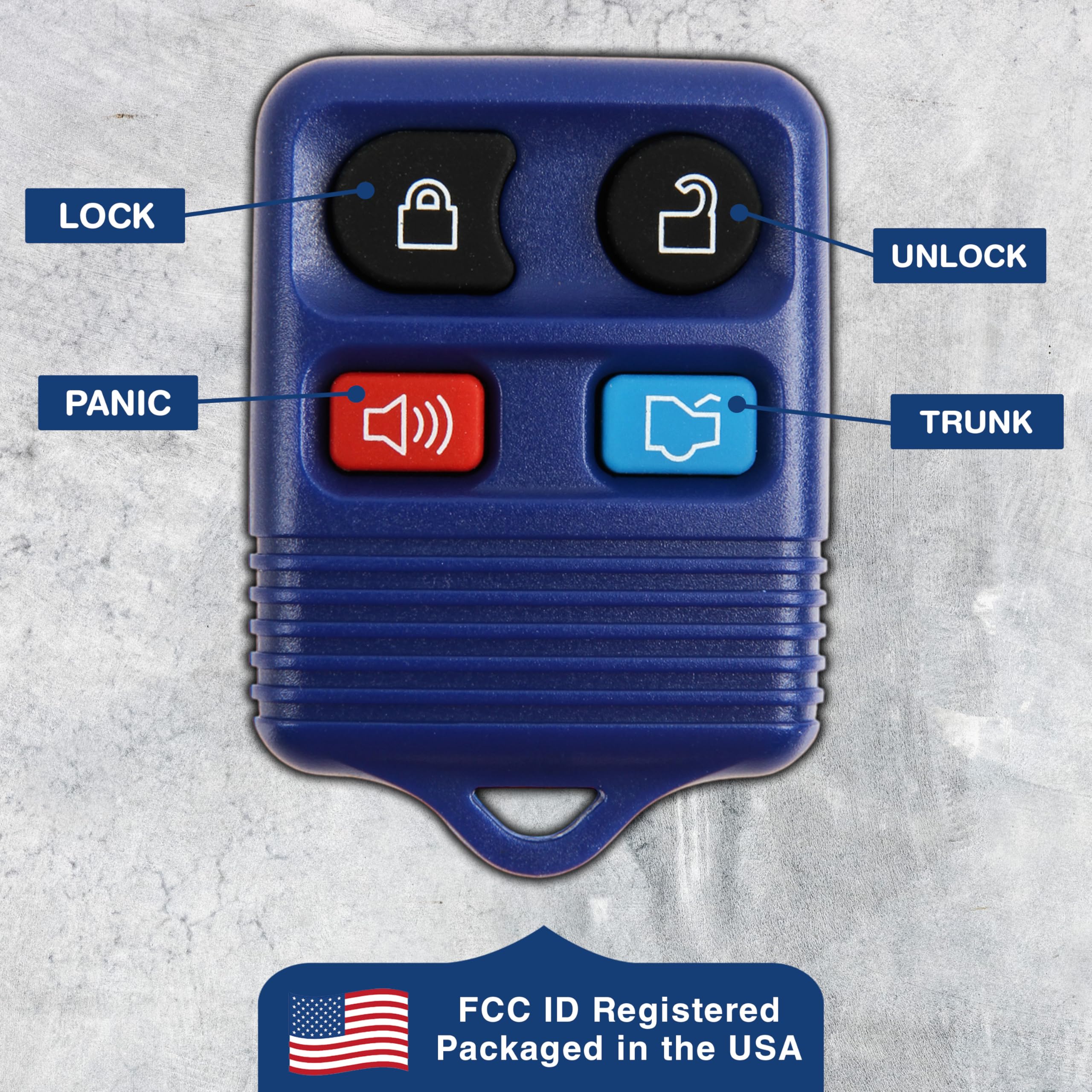 2X Keylessoption Key Fob Replacement For 2005 2006 2007 2008 2009 2010 2011 2012 2013 2014 2015 Ford F150 Explorer Ranger Mustan