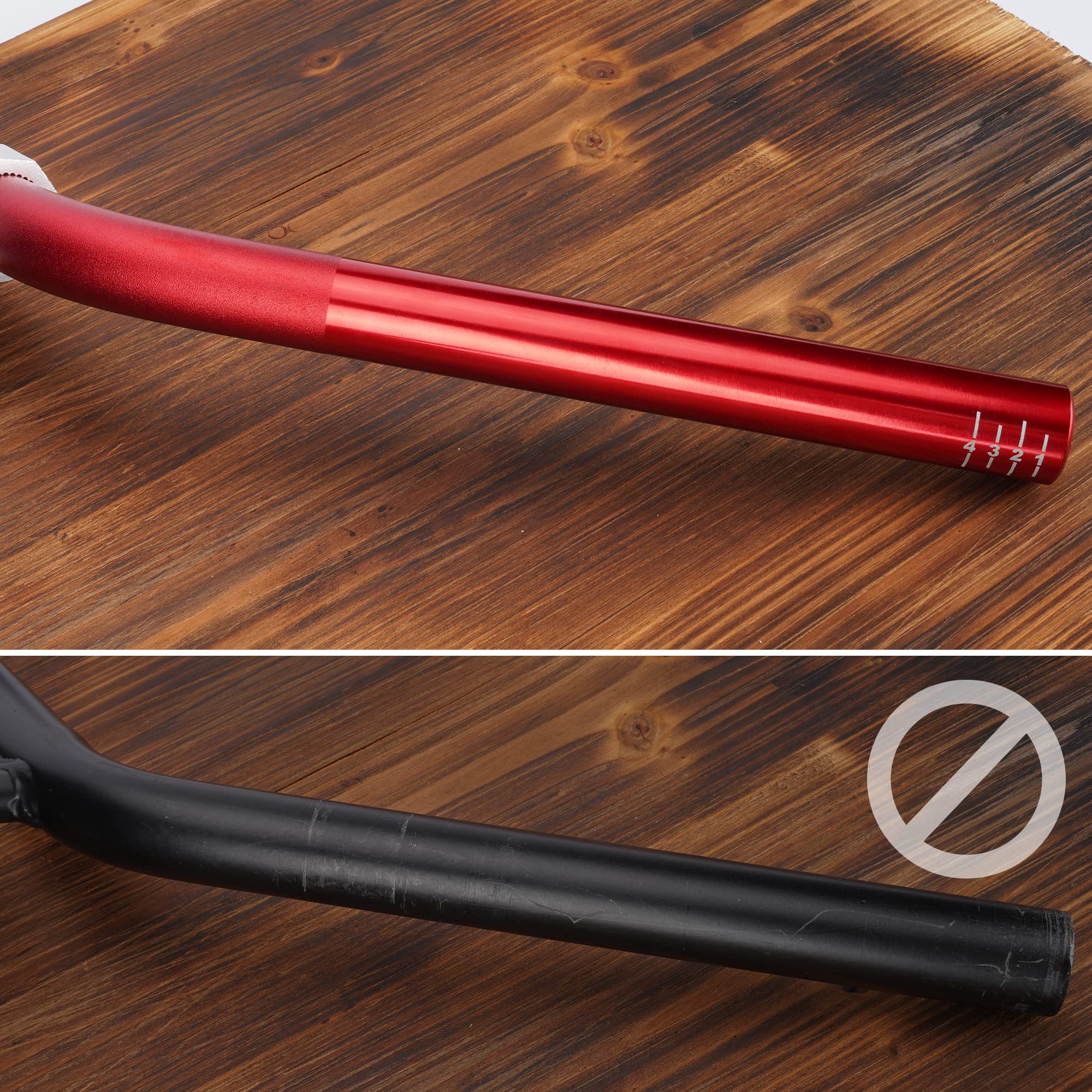 Weiyingsi Powersports-Handlebars, 28.75X7.48X3.54 Inches, Aluminium, Red, Compatible With Crf Yzf Kxf Klx Rmz Drz Dirt Bike Atv Quad