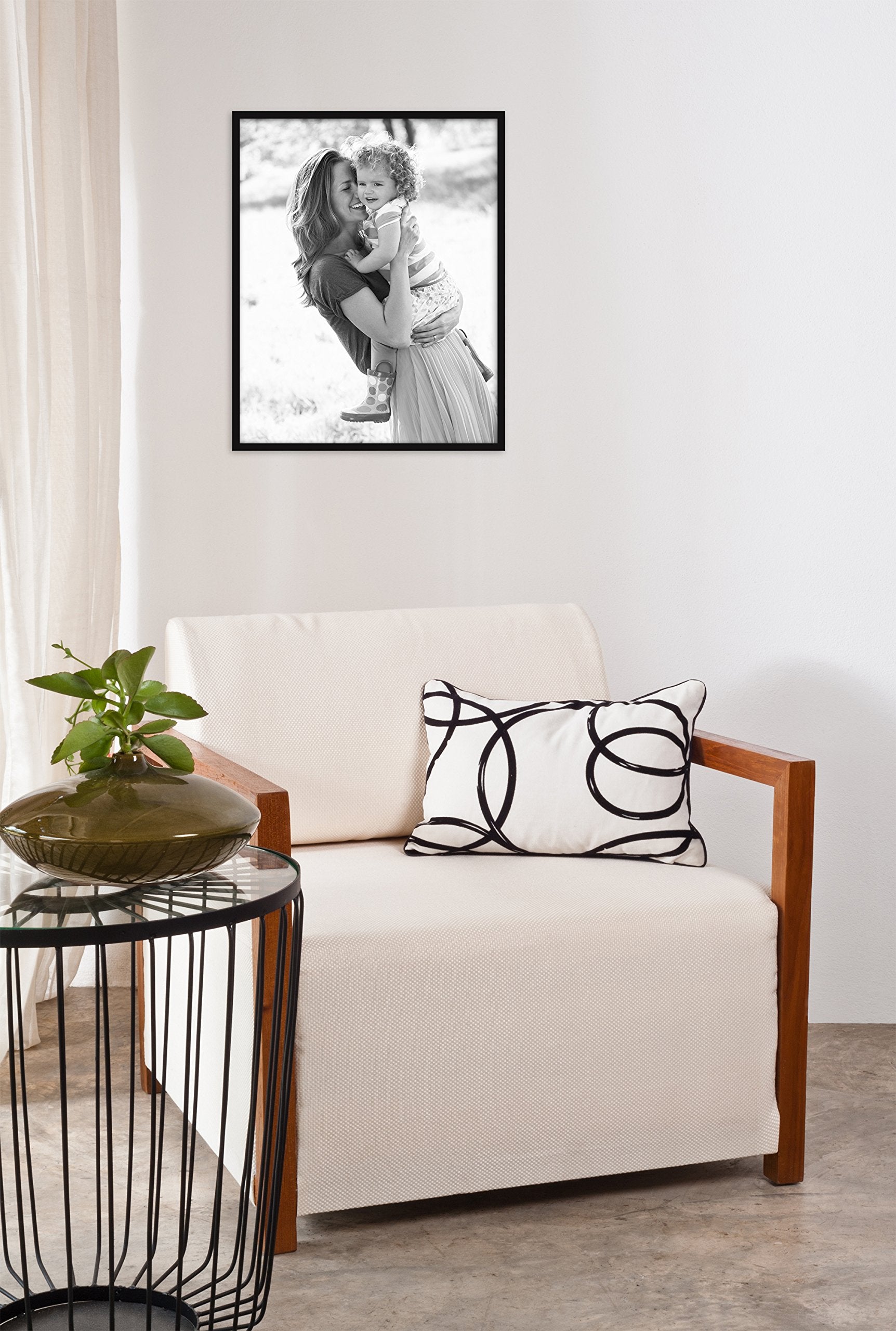 Mcs Original Poster Frame 16X20 Black Lightweight Vertical & Horizontal Wall Hanging Large Picture Frame For Posters, Art Prints