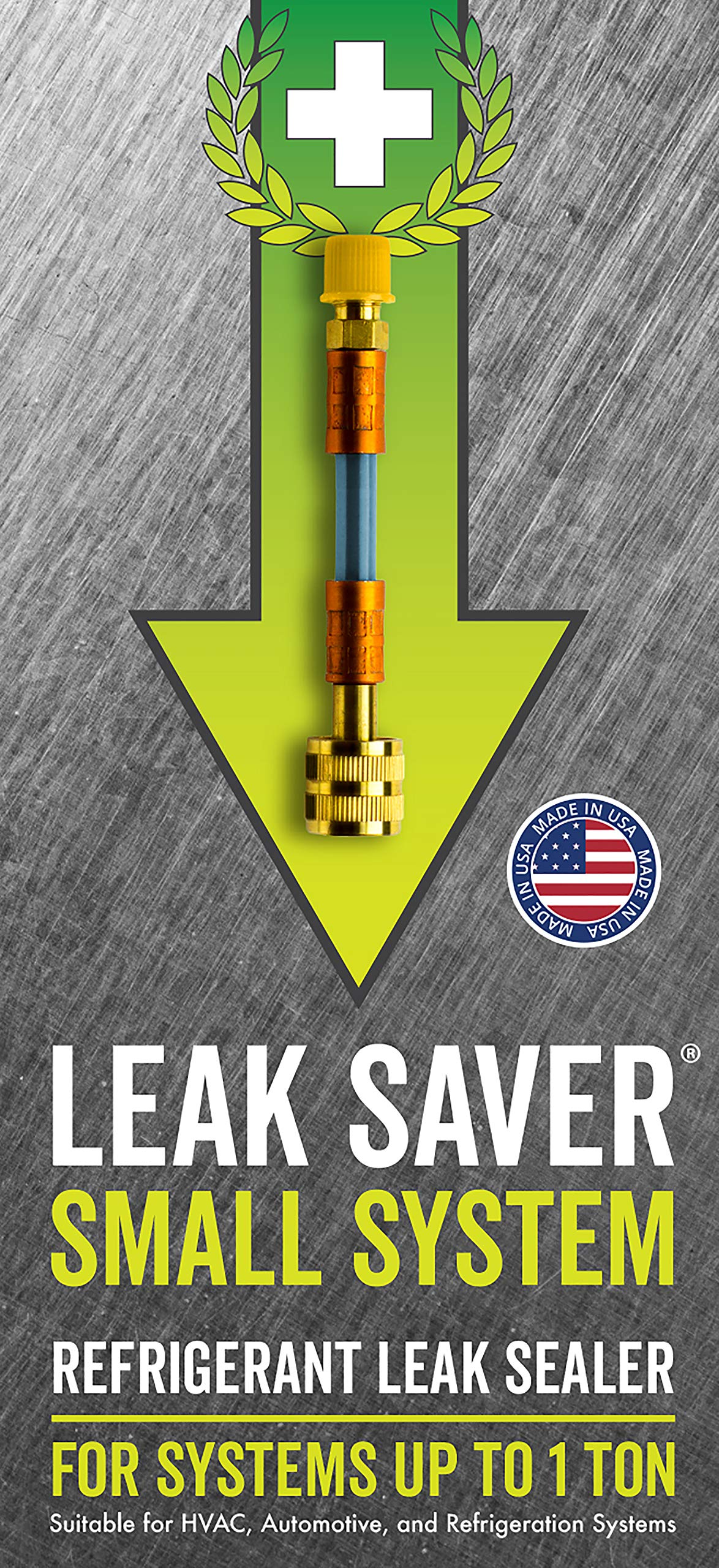 Leak Saver Direct Inject Small System Refrigerant Leak Sealer  for Systems Up to 1 Ton  Ideal for Most Small Home Appliances,