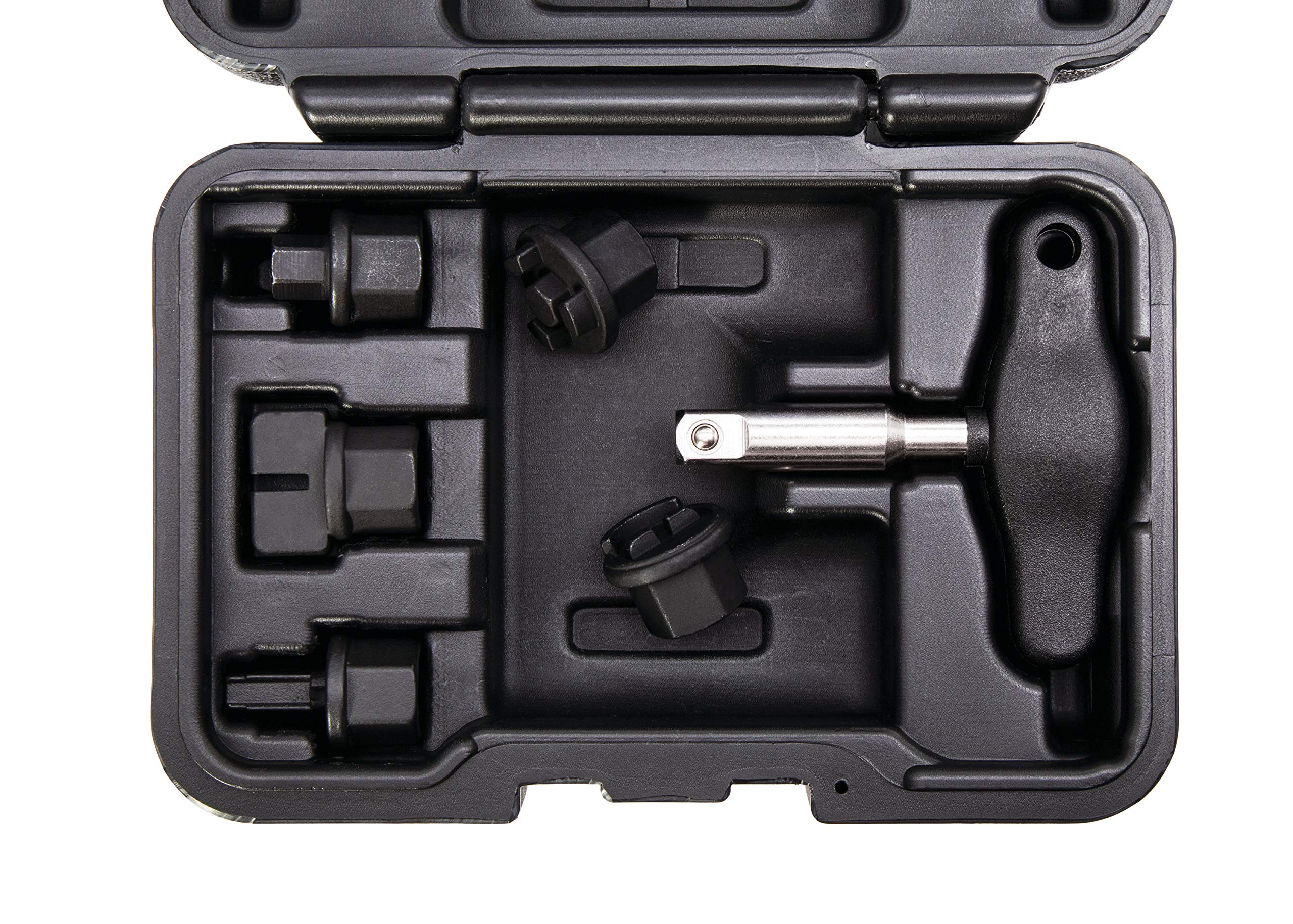 Steelman 6-Piece Oil Drain Plug Wrench Kit for Installing and Removing Plastic Oil Drain Plugs and Bolts, Includes 3/8-inch Driv