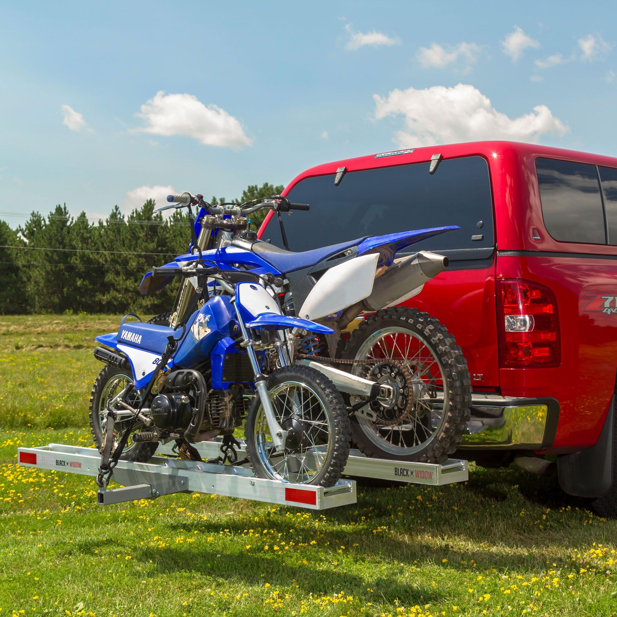 Rage Powersports Aluminum Motorcycle & Dirt Bike Carrier AMC-600-2, Metallic Finish
