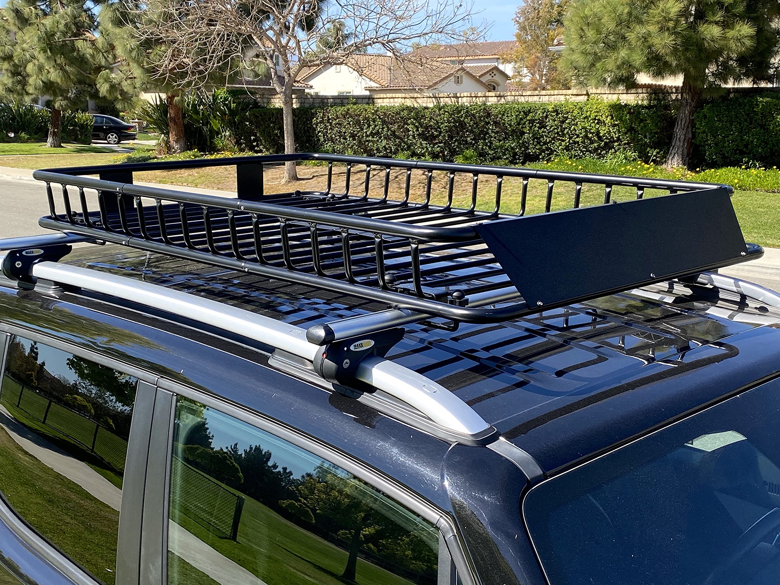 MAXXHAUL Roof Rack, Heavy-Duty Alloy Steel, 64"x39"x6", Black, Model 50506
