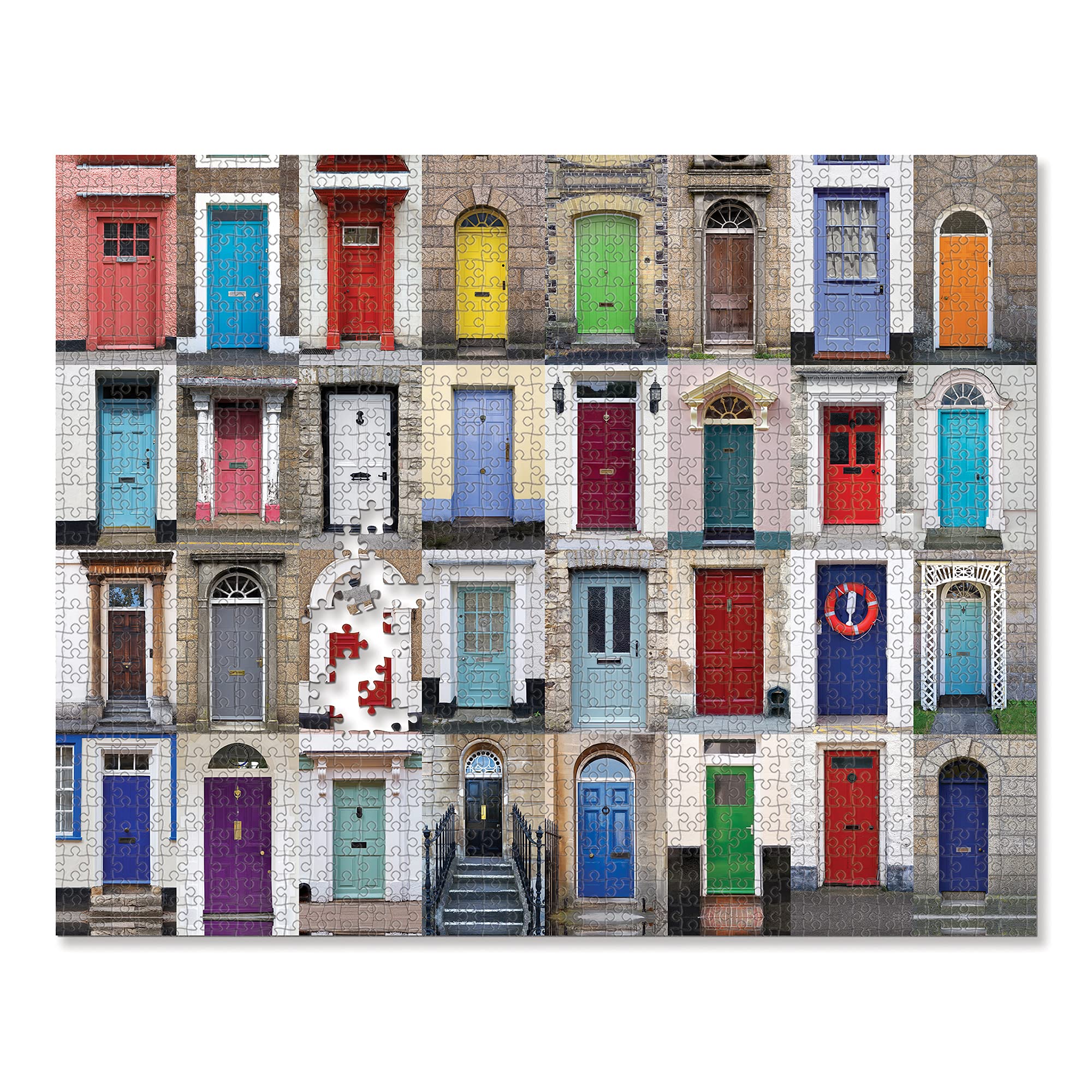 Melissa & Doug 1,000-Piece Jigsaw Puzzle - Knock Knock Doorways, 29 x 23 inches, Cardboard, Model 9092