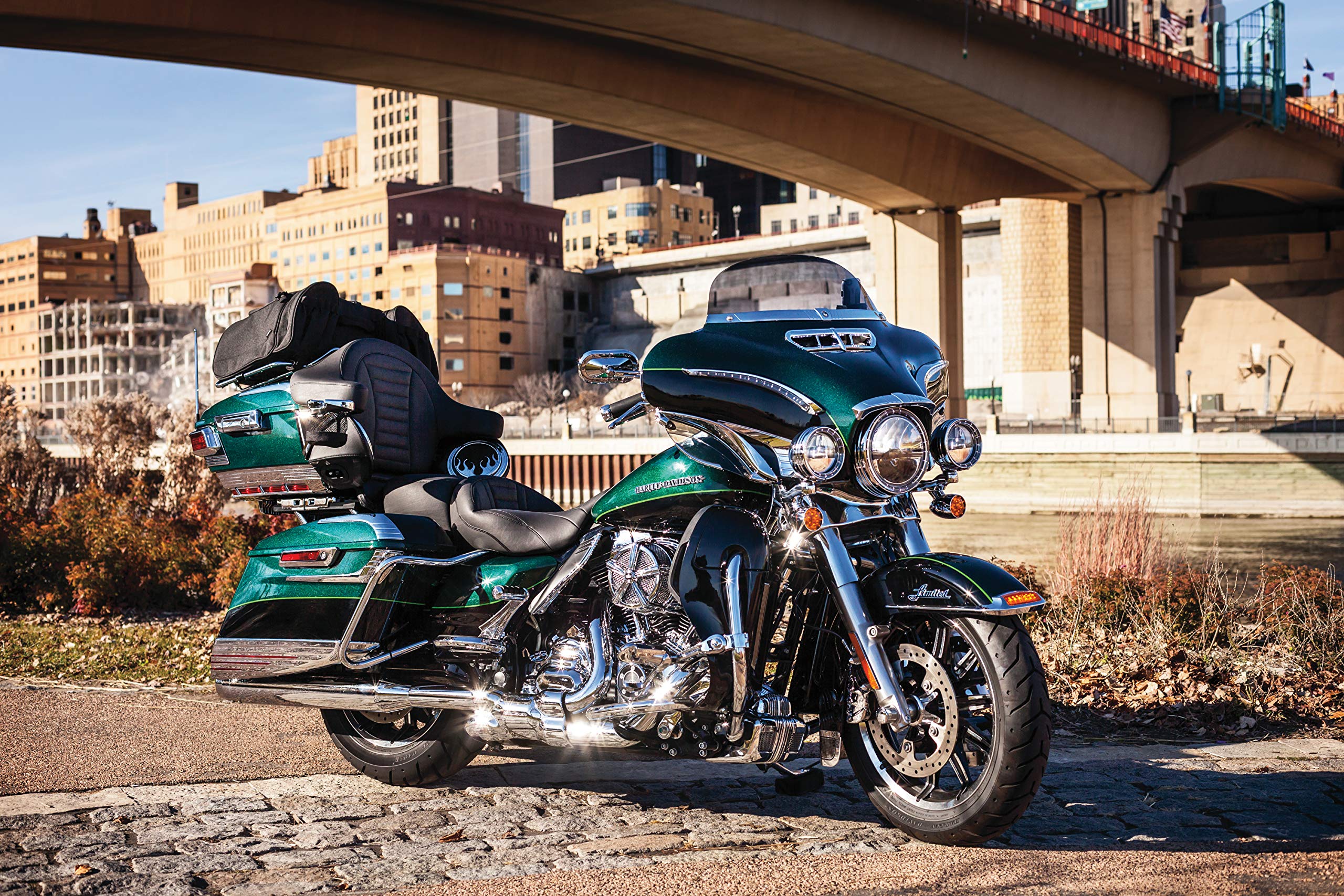 Kuryakyn 1736 Motorcycle Handlebar Accessory: Heavy Industry Rear View Side Mirrors, Chrome, 1 Pair