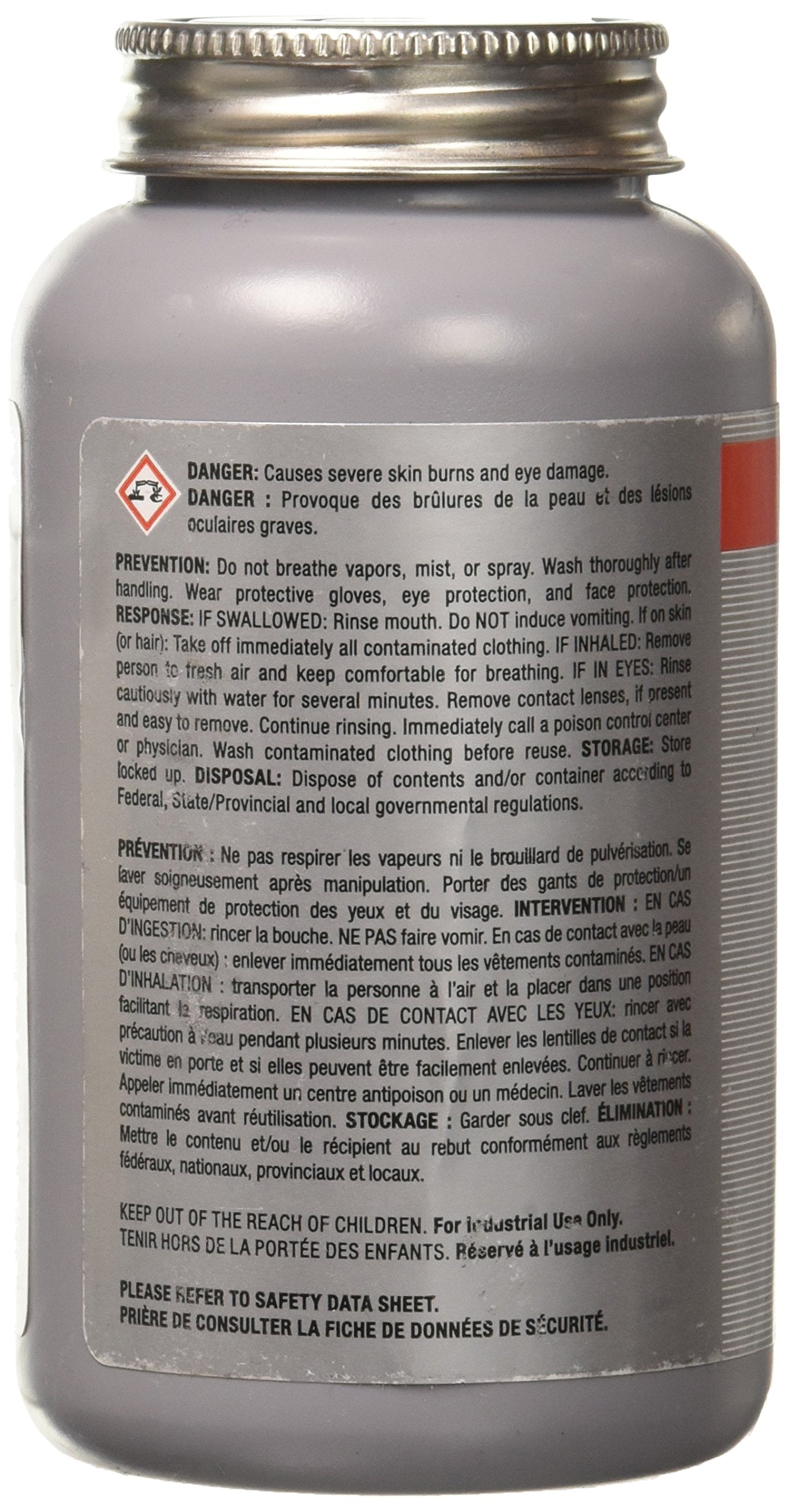 Loctite Anti-Seize Lubricant, 8 oz Can, -20 to 2400°F, Gray, Model 299175, Steel Material