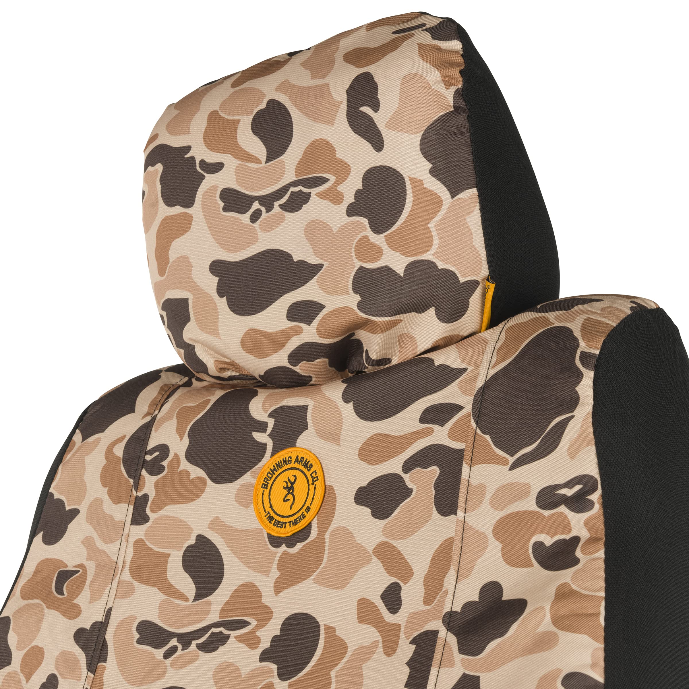 Browning Universal Low Back Seat Covers, Water & Dirt Resistant, Tan Duck Camo, Model C000158490199