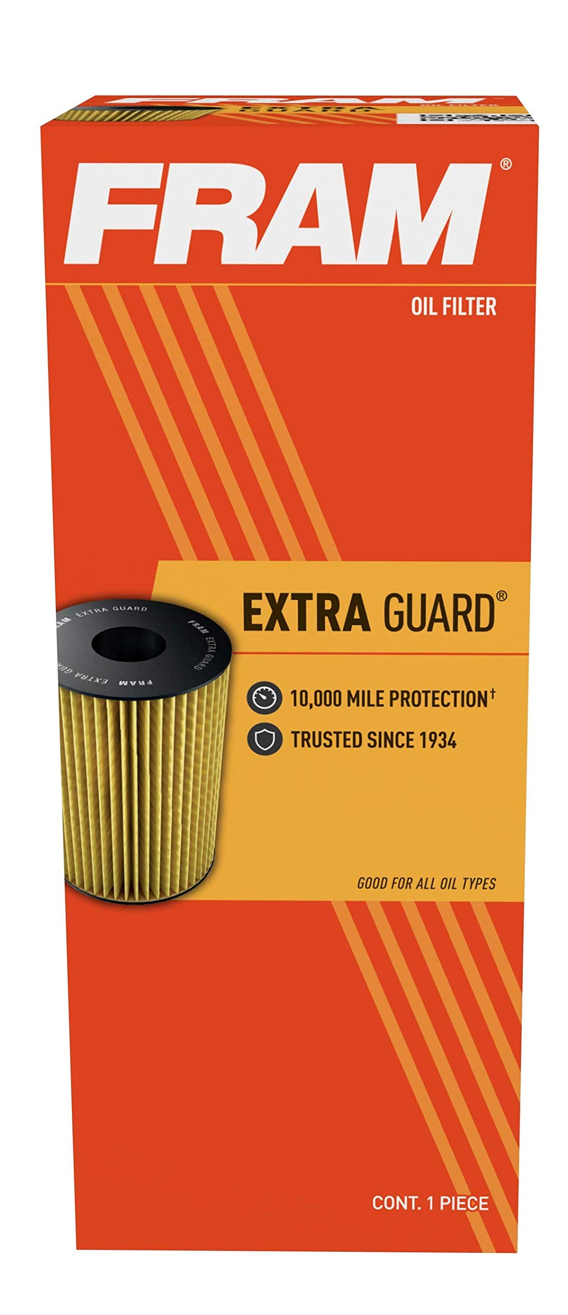 Fram Extra Guard Ch11794, 10K Mile Change Automotive Replacement Interval Cartridge Engine Oil Filter For Select Vehicle Models
