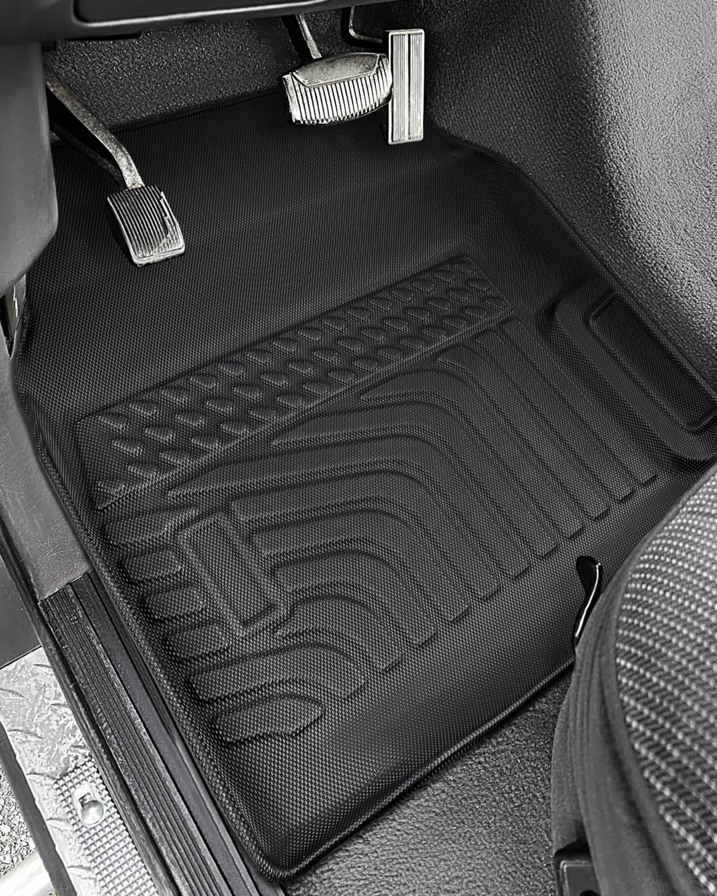 Car Floor Mats for Ford F150/F250/F350: 1980-1996 Floor Mats for Ford F-150/Bronco, Accessories for F-250/F350 1980-1997 Black F