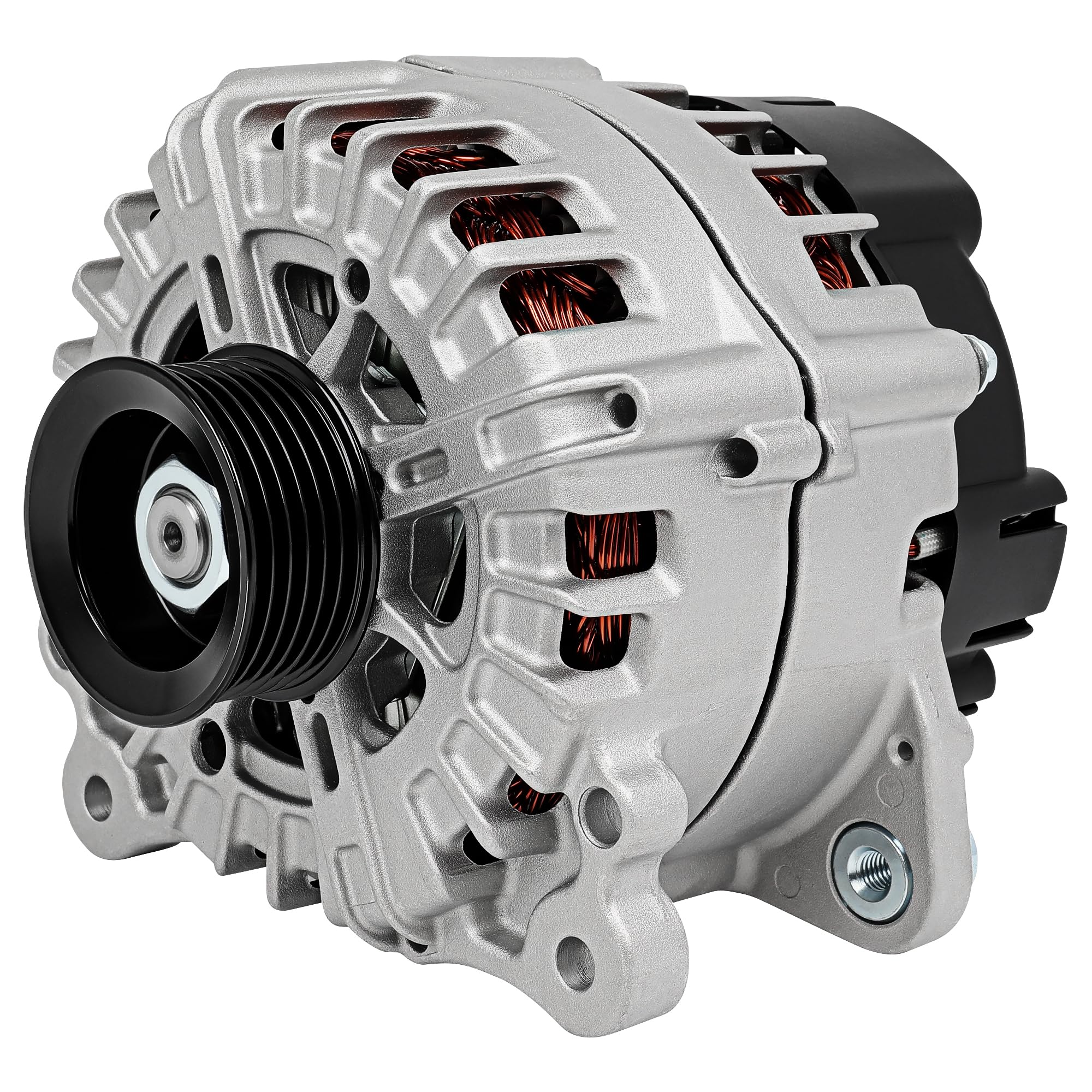 SCITOO Alternator Fits for Volkswagen for Touareg 3.0L 2010-2018 12V 230Amp CW S6 Pulley Class High Output Alternator 059903023J