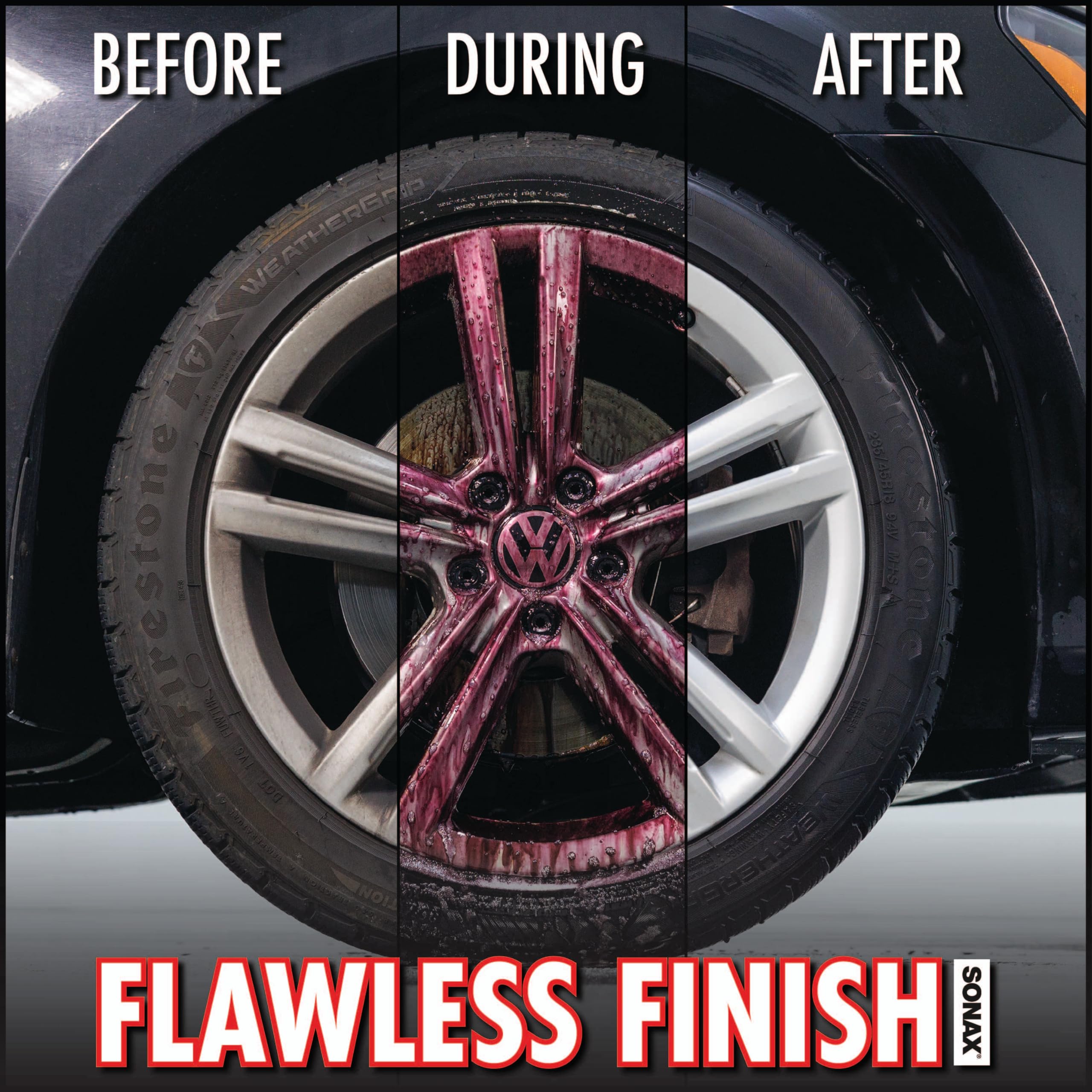 Sonax (230200-755) Wheel Cleaner Full Effect - 16.9 fl. oz.,Silver
