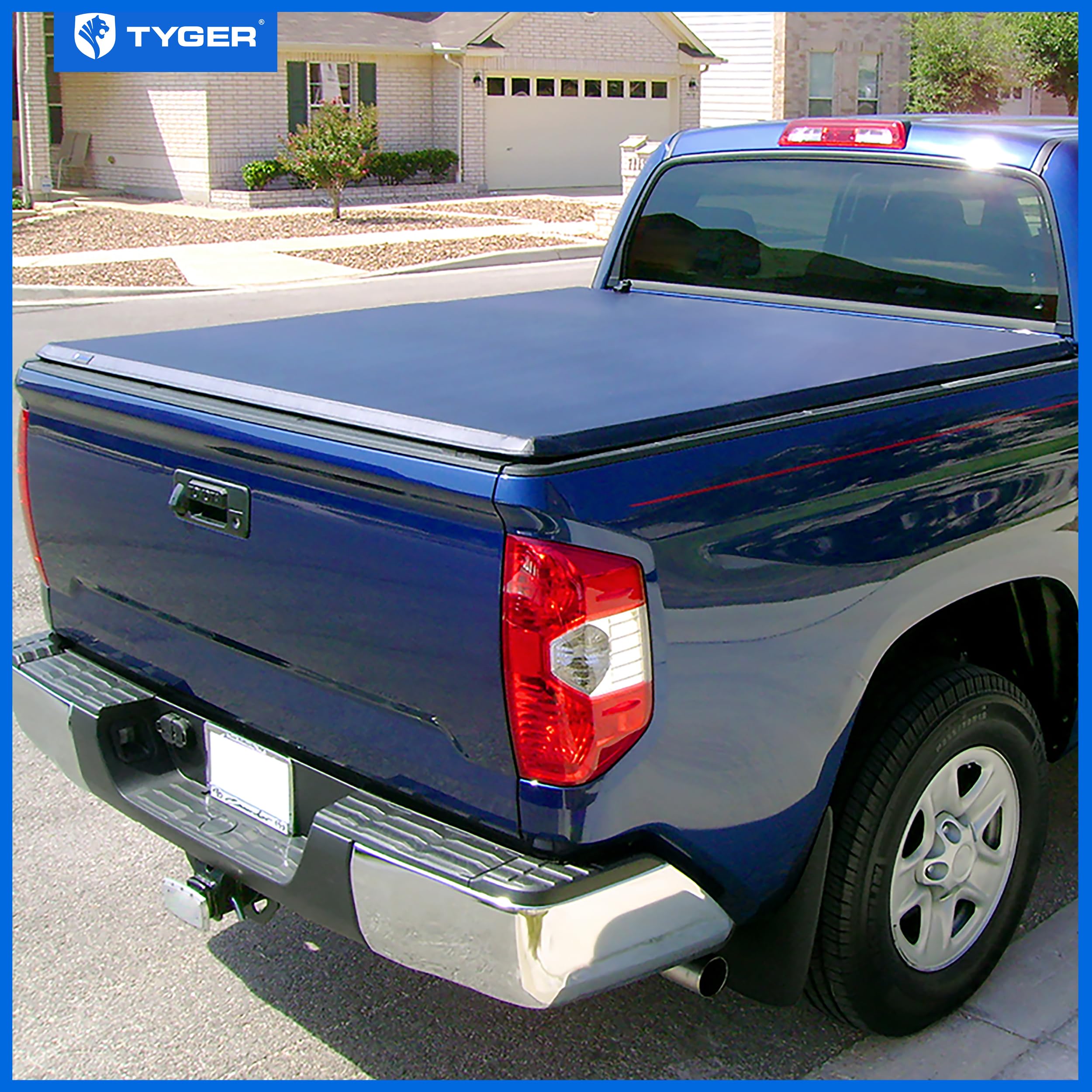 Tyger Auto T3 Soft Tri-Fold Truck Bed Tonneau Cover Compatible with 2014-2021 Toyota Tundra (Does Not Fit Trail Special Edition