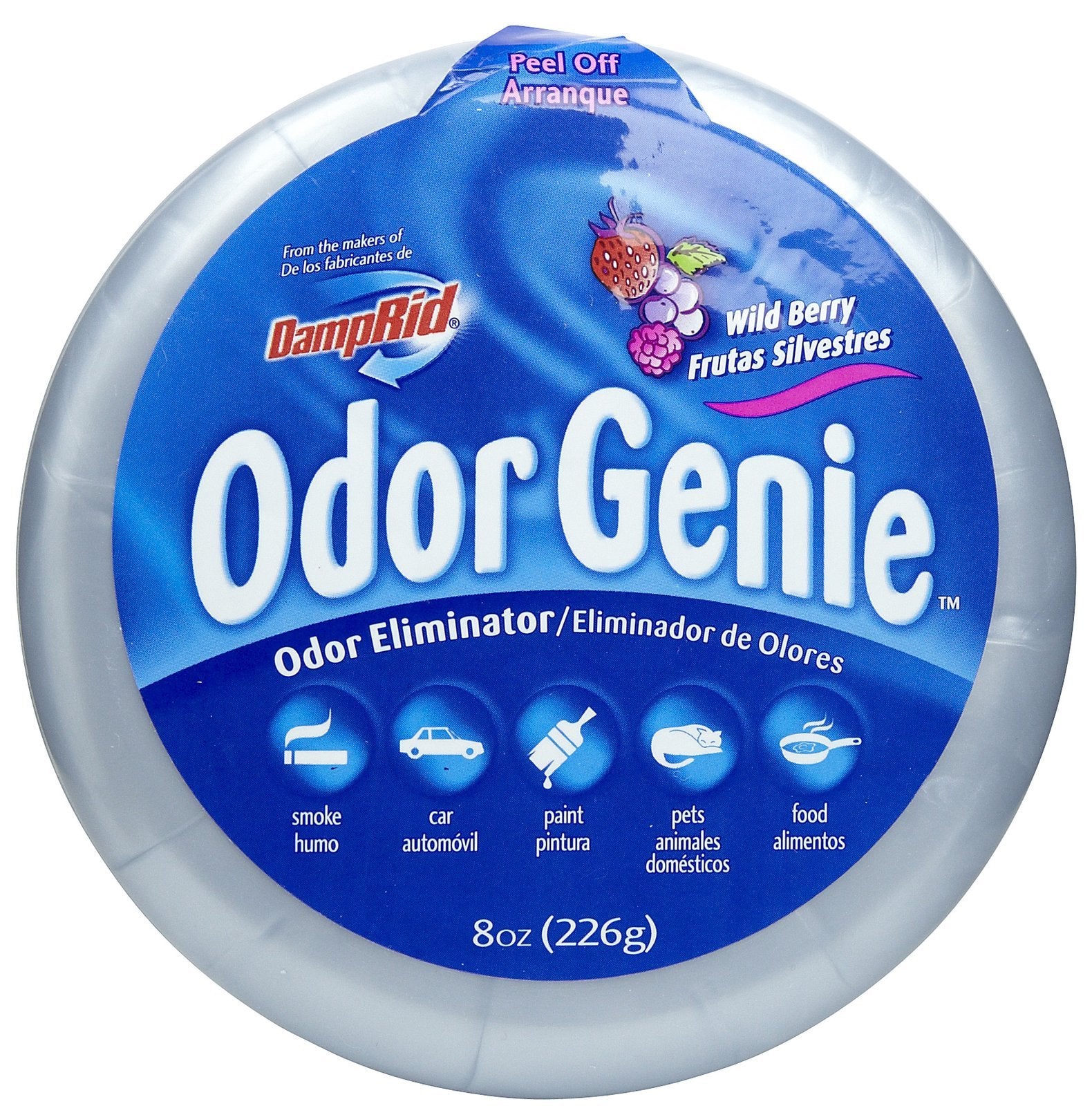 Damp Rid FG69H-W-B Odor Genie Wrapped - Wild Berry Scent - Pack of 6
