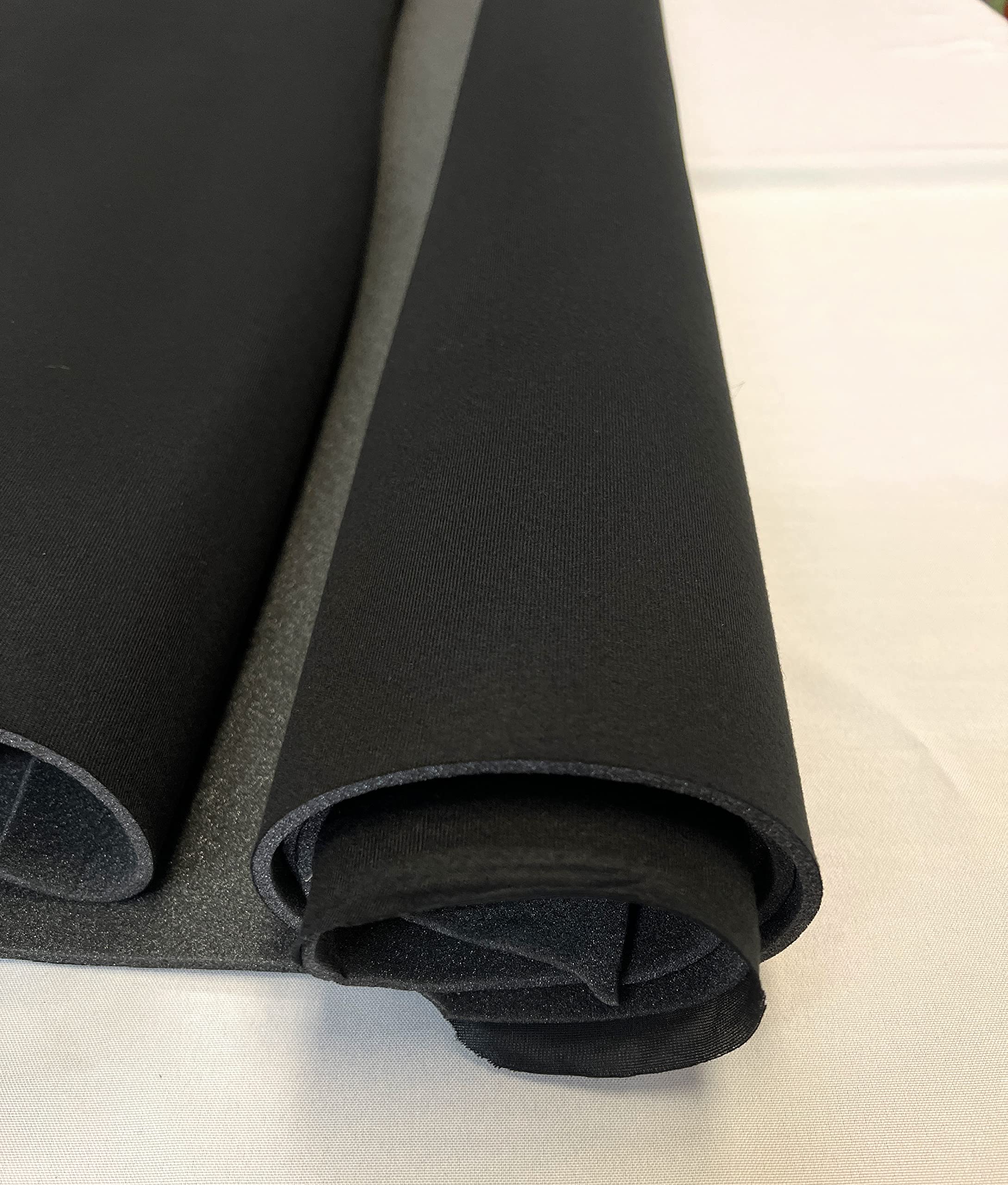 Headliner Doctor Brushed Auto Headliner Repair Fabric-Black-3 Yards