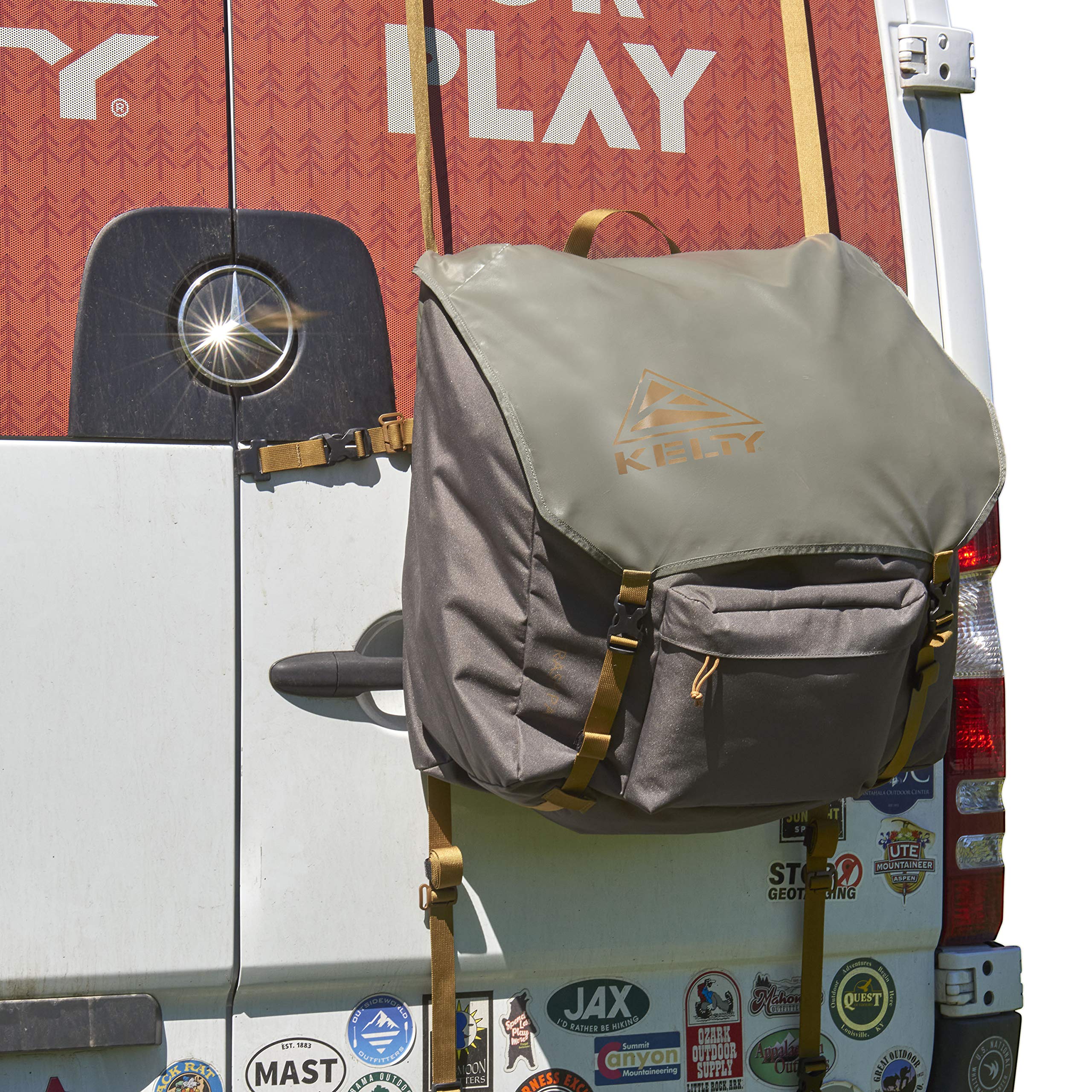 Kelty Trash Pak Beluga Overland Spare Tire Trash Bag For Tools, Gear, And Camping Fits Spare Tire Or Van Door