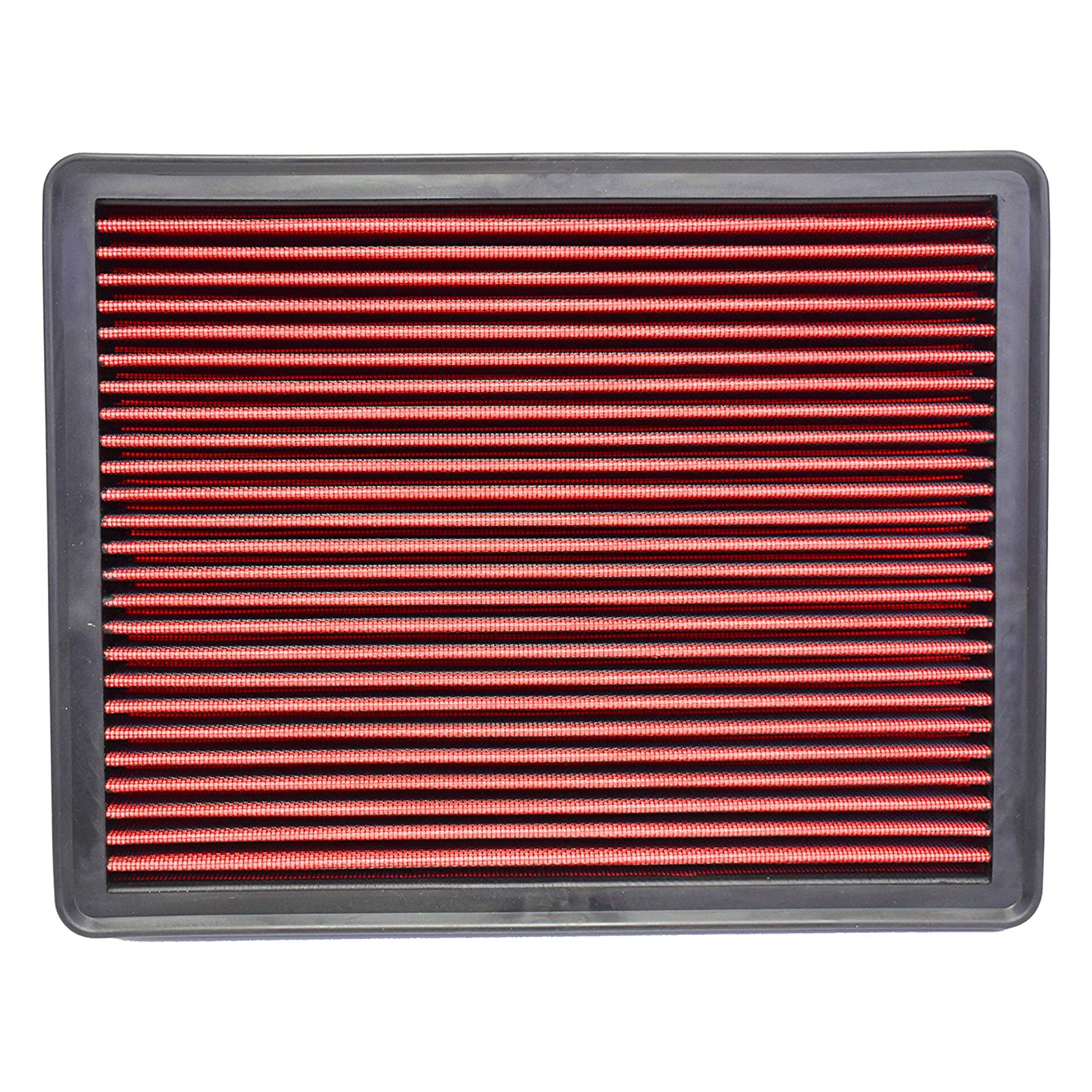 A-Team Performance - Engine Air Filter, Washable and Reusable - Compatible with 1999-2019 Chevy/GMC Truck and SUV V6/V8 (Silvera