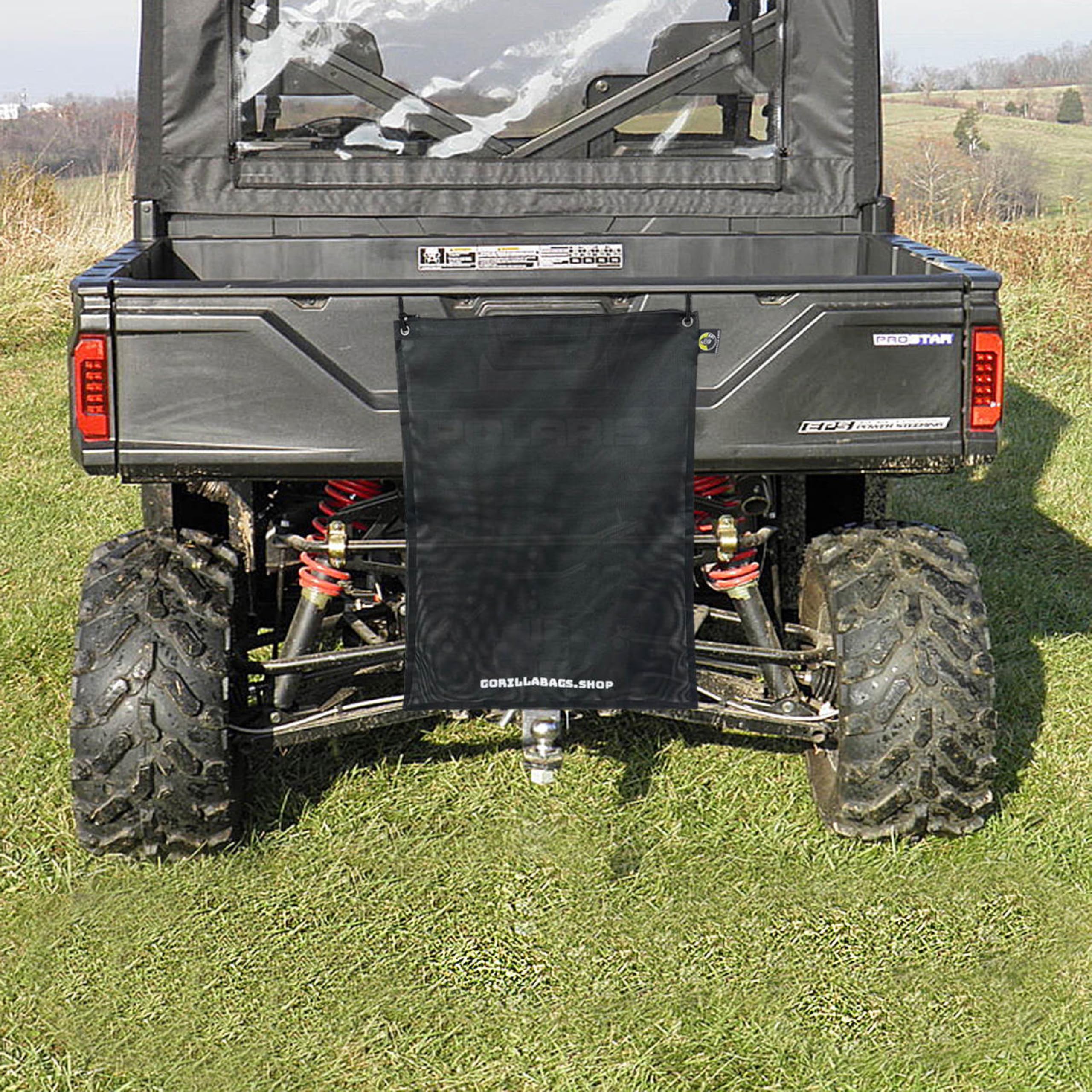 Gorilla Bag Universal Utv/Golf Cart/Marine/Outdoor Trash Mesh Bag- Black (Dark)