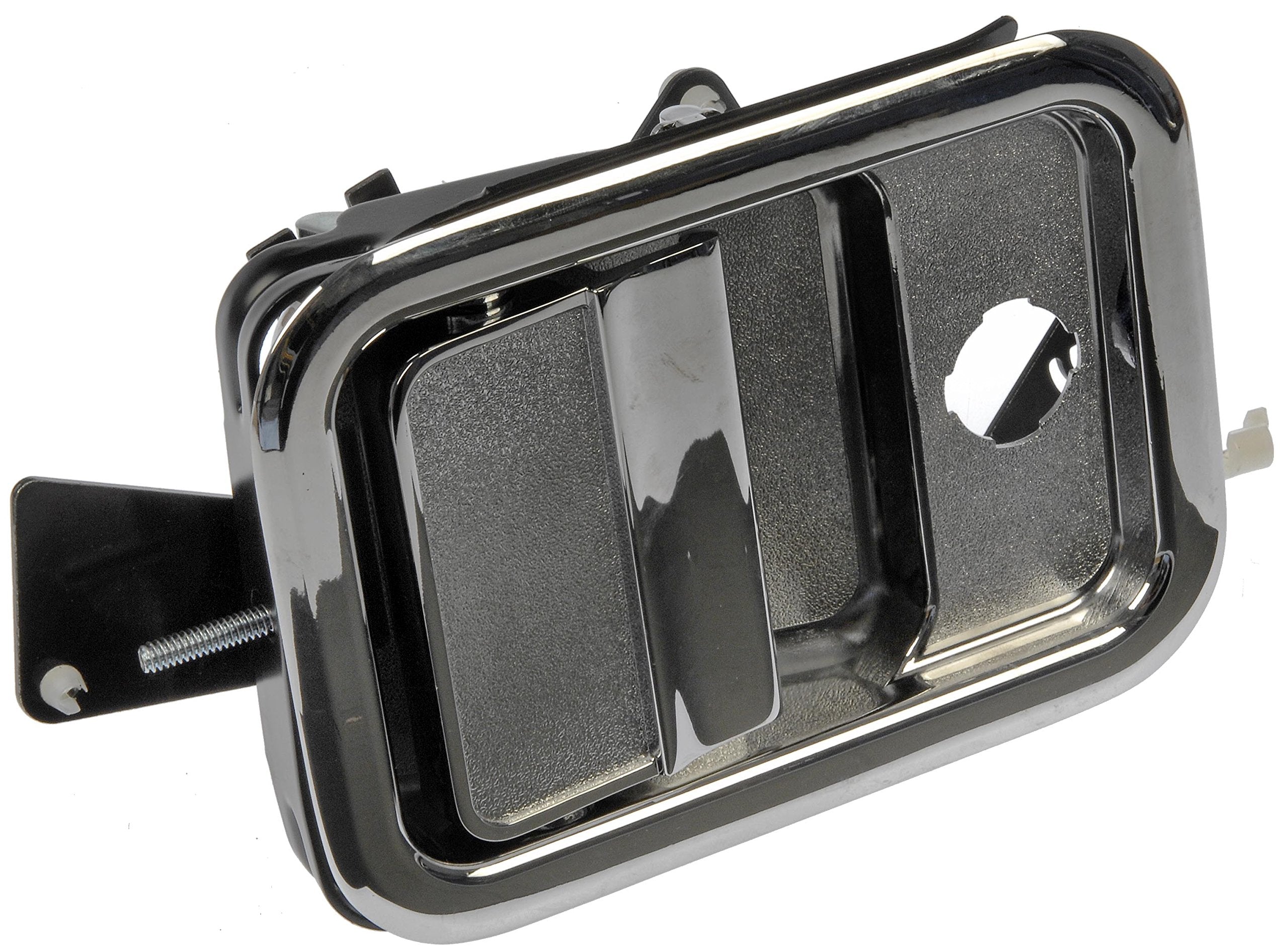 Dorman 760-5203 Front Driver Side Exterior Door Handle Compatible with Select Freightliner Models, Chrome (Black Hardware)