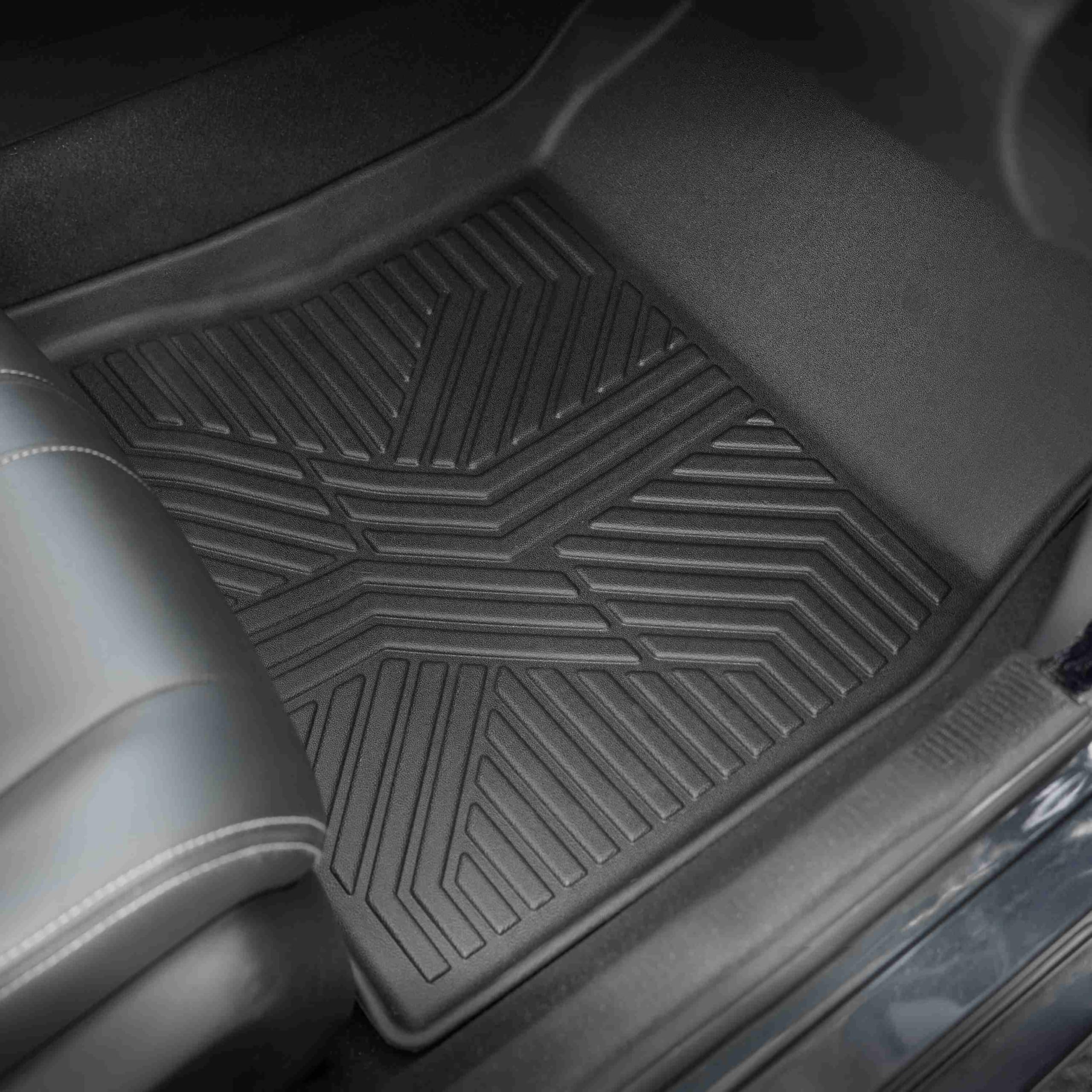 Karpal Floor Mats Fit For 2016-2021 Honda Civic Coupe/Sedan/Type R/Insight, 2017-2021 Honda Civic Hatchback, Front & 2Nd Row, Tp