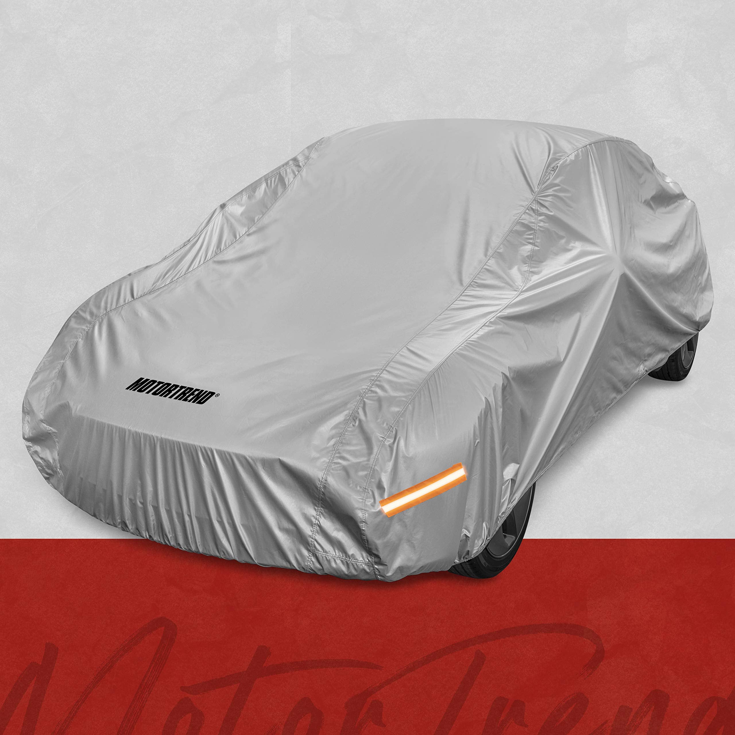Motor Trend SafeKeeper Heavy Duty Car Cover Waterproof All Weather, Multi-Layered Truck SUV Car Cover for Snow Rain Sun UV Prote
