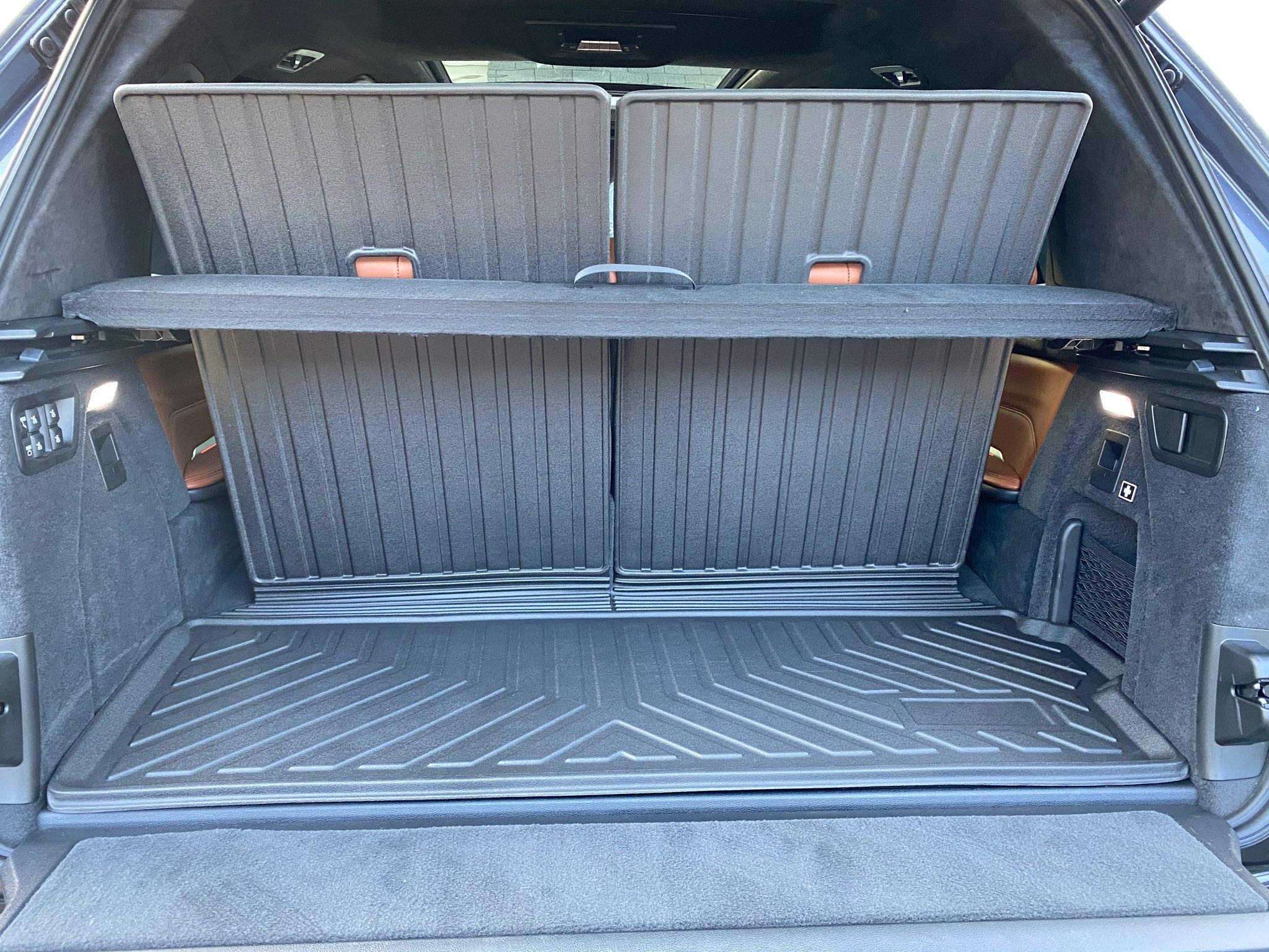 TN TrunkNets Premium Cargo Liner for BMW X7 (2019-2025) - Black TPE Trunk Mat - Custom Fit, Easy-to-Wash, All-Season Protection