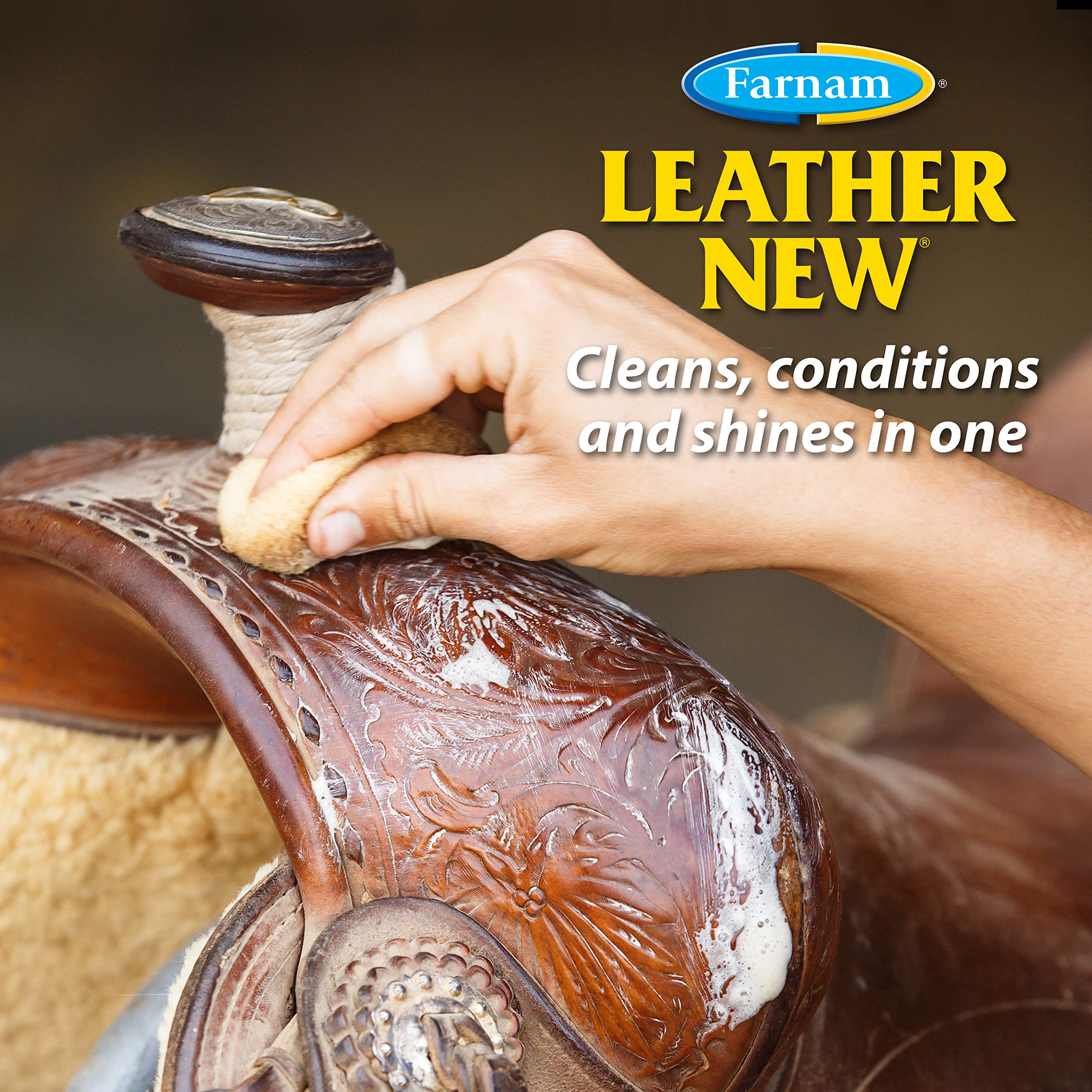 Farnam Leather New Foam Saddle Soap - 7 Oz, Multicolored, Model 3000454, Plastic