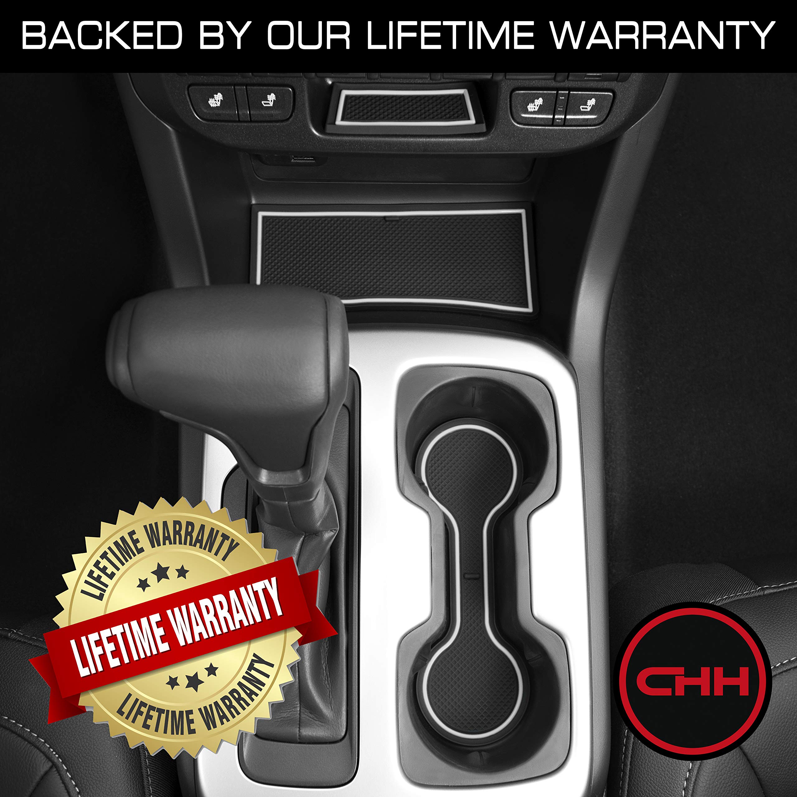 Cupholderhero Fits Chevy Colorado & Gmc Canyon Accessories 2015-2022 Premium Custom Interior Nonslip Anti Dust Cup Holder Insert