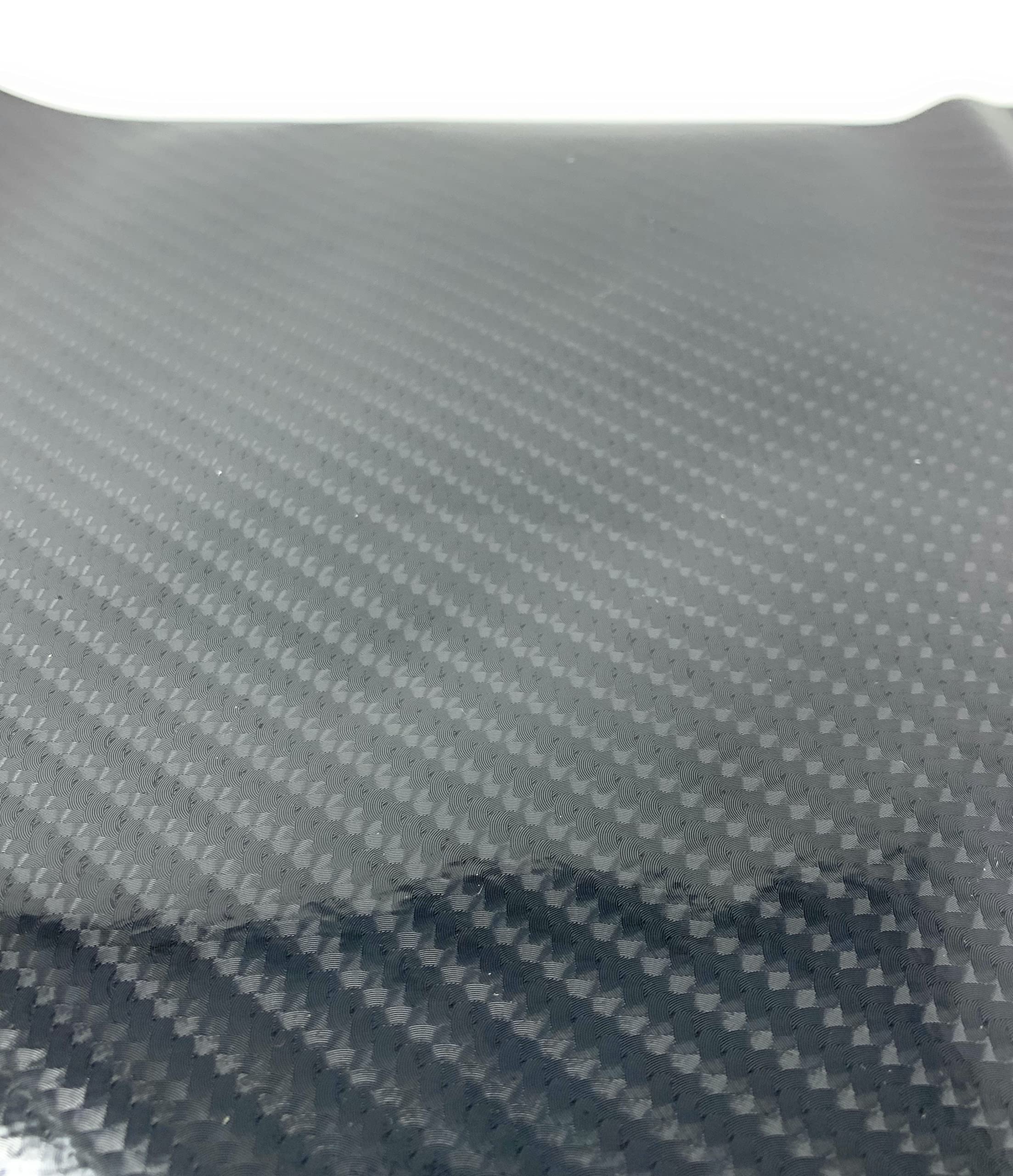 Rockrose 7D Super Glossy Black Carbon Fiber Vinyl Wrap - Anti-Wrinkle, Air Release Automotive Wrap - Diy Decals Self Adhesive Ca