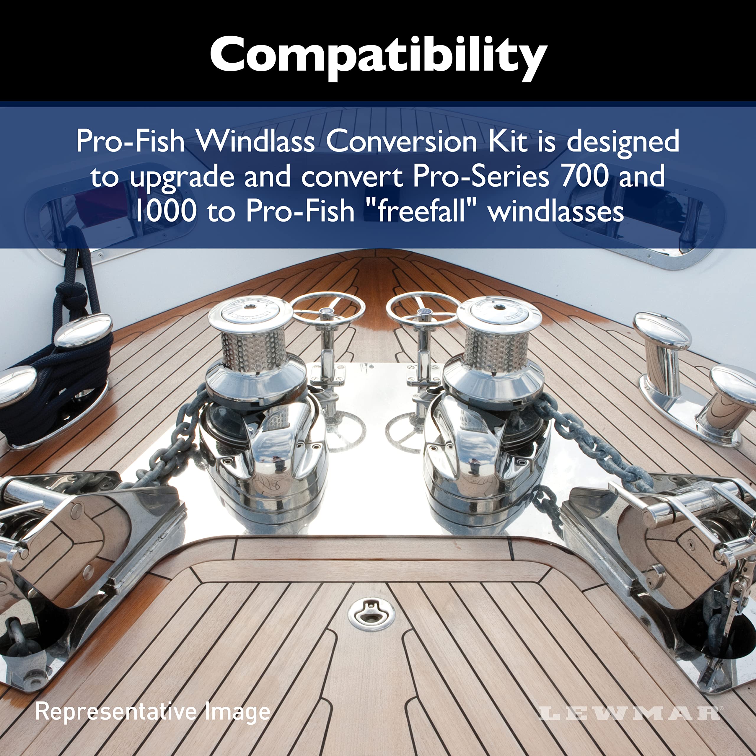 Lewmar 66000616 Free Fall Conversion Kit For Pro