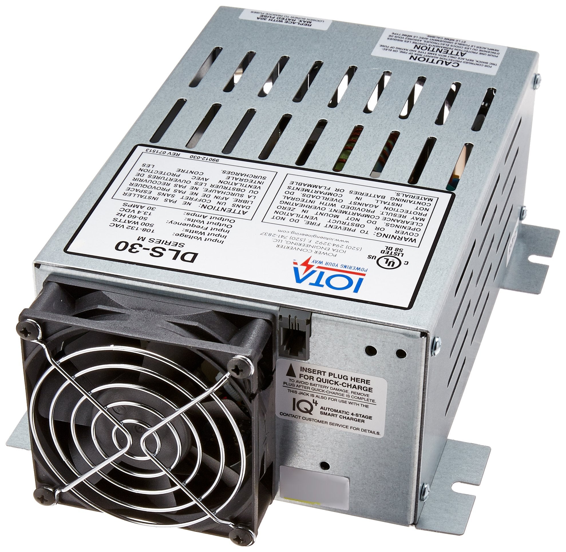 IOTA DLS30 30 Amp Power Converter/Battery Charger - Silver