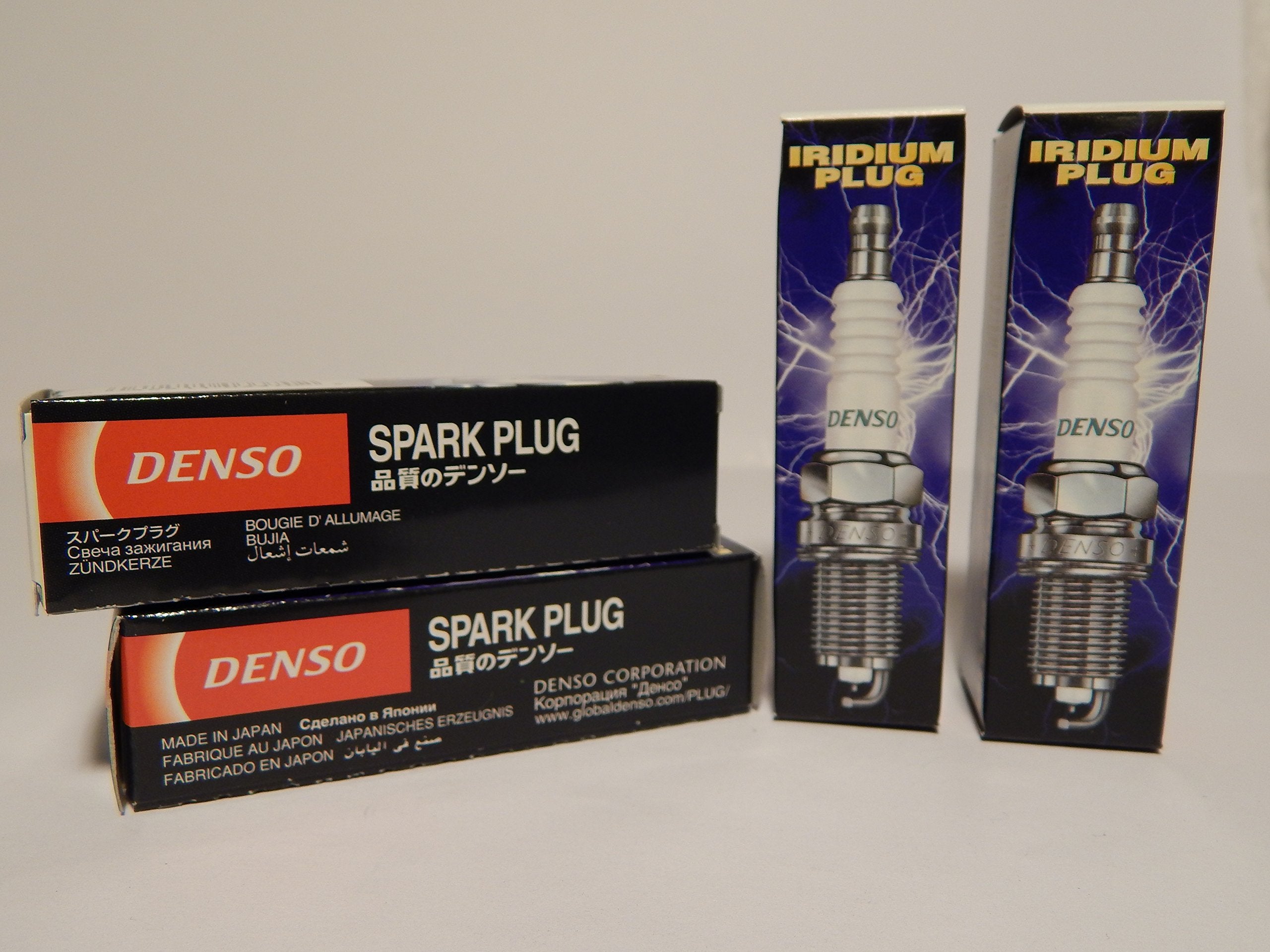 DENSO # 3377 IRIDIUM PLATINUM Power pack Spark Plugs -- SKJ20DR-M11 ----- 4 PCS NEW
