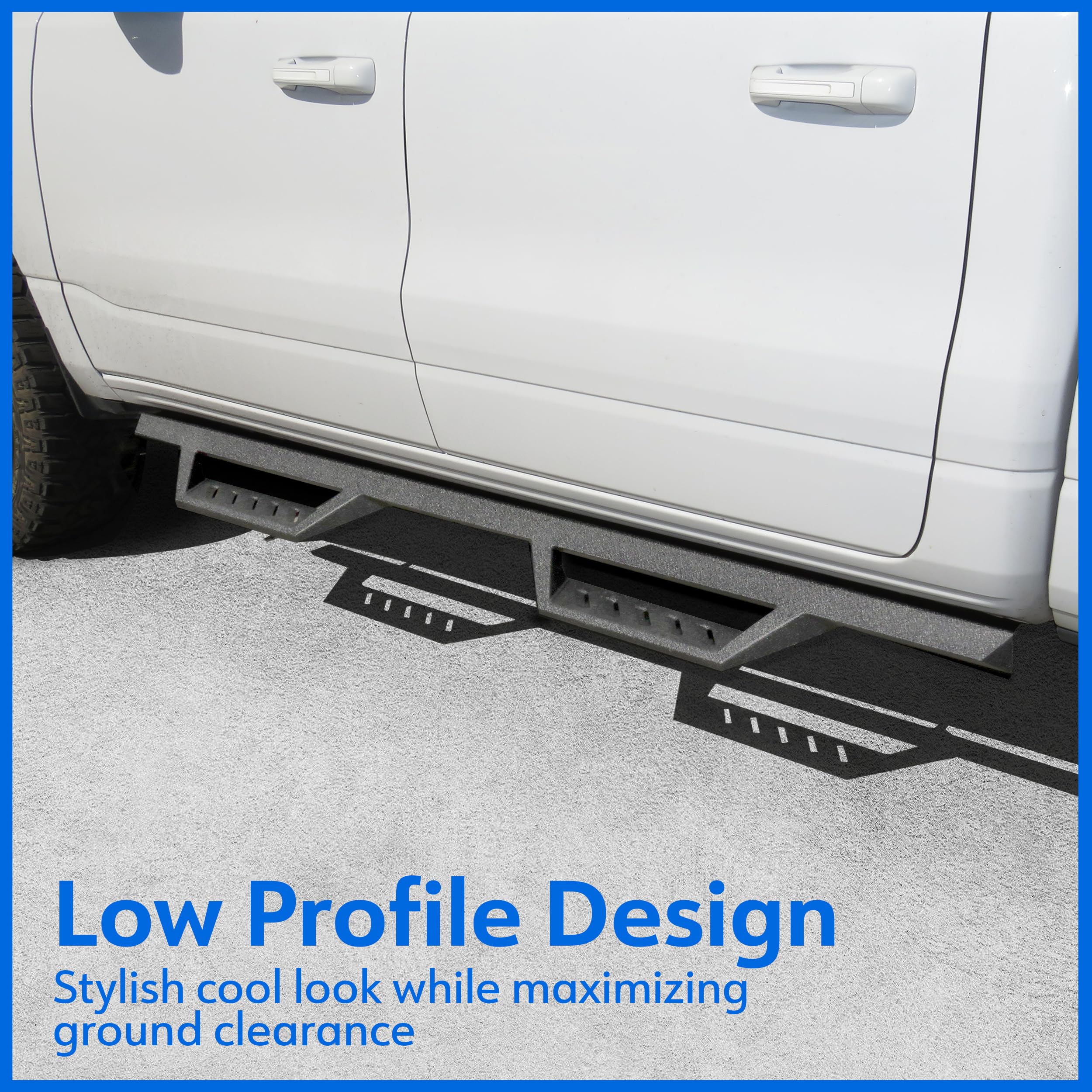 Tyger Auto Landerx Running Board Compatible With 2019-2025 Ram 1500 (Not Fit 19-24 Classic) | Crew Cab | Tg-Lx3D82358 | Drop Ste