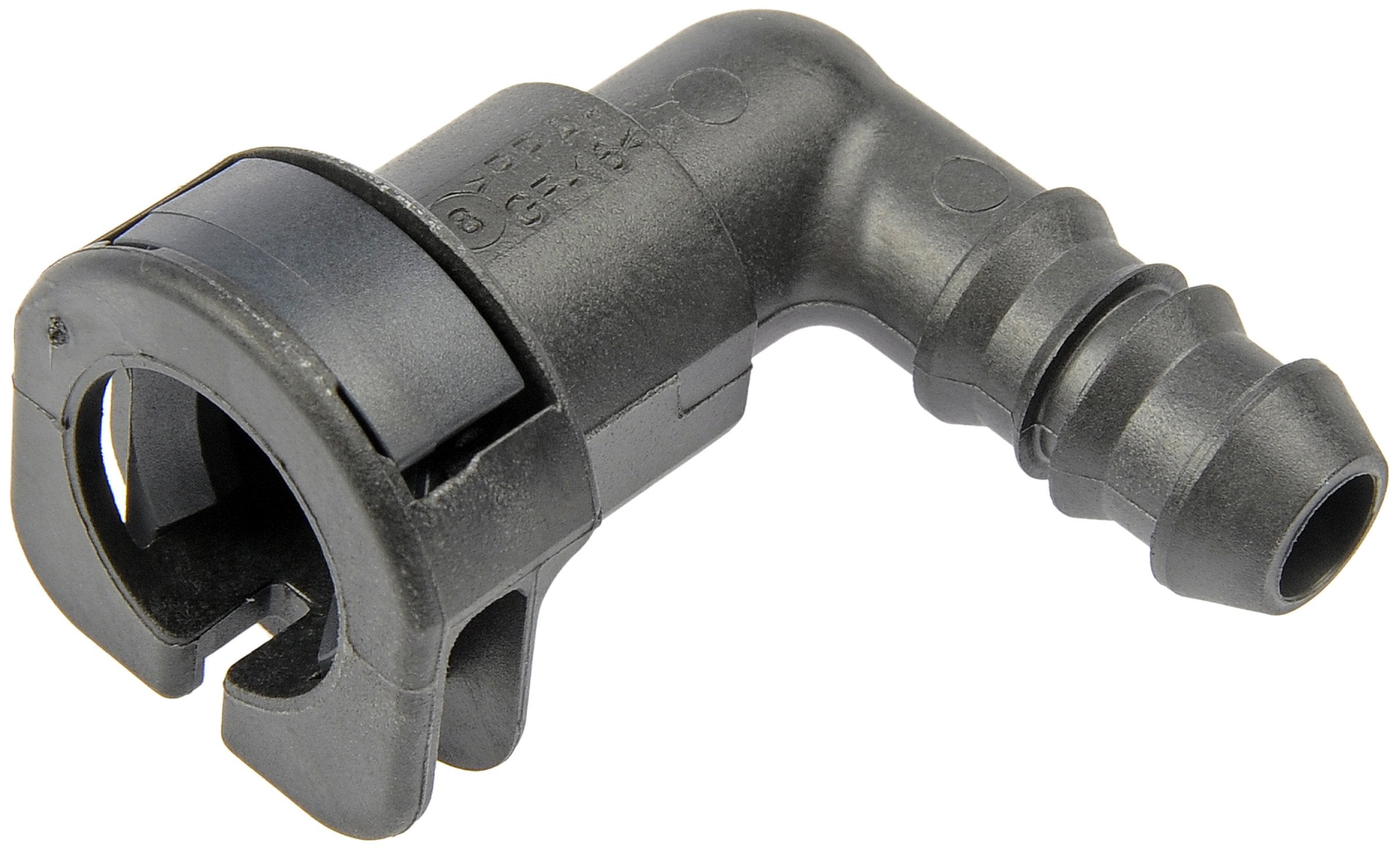 Dorman 800-125 Fuel Line Retaining Clip 3/8 In. Steel To 3/8 In. Nylon With 90 Degree Bend, 2 Pack