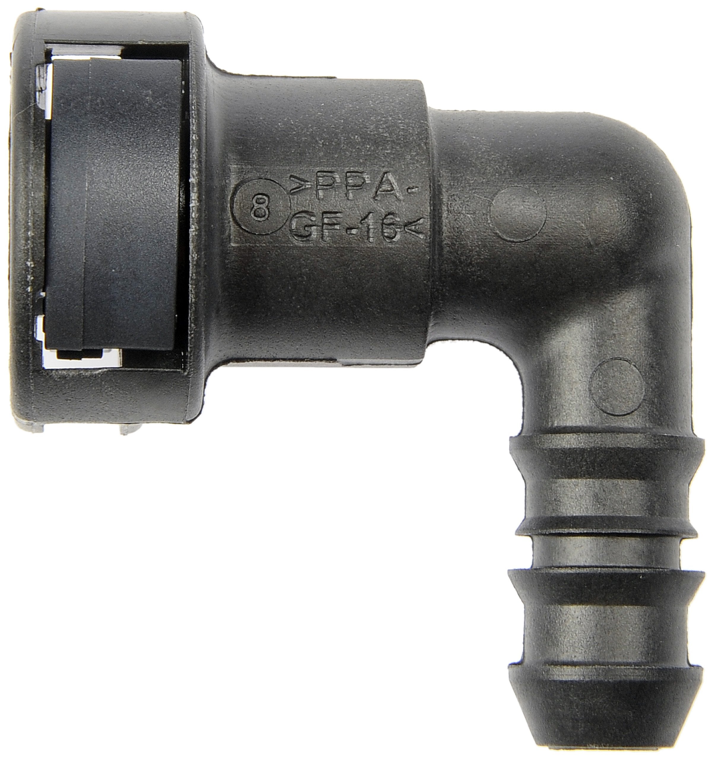 Dorman 800-125 Fuel Line Retaining Clip 3/8 In. Steel To 3/8 In. Nylon With 90 Degree Bend, 2 Pack