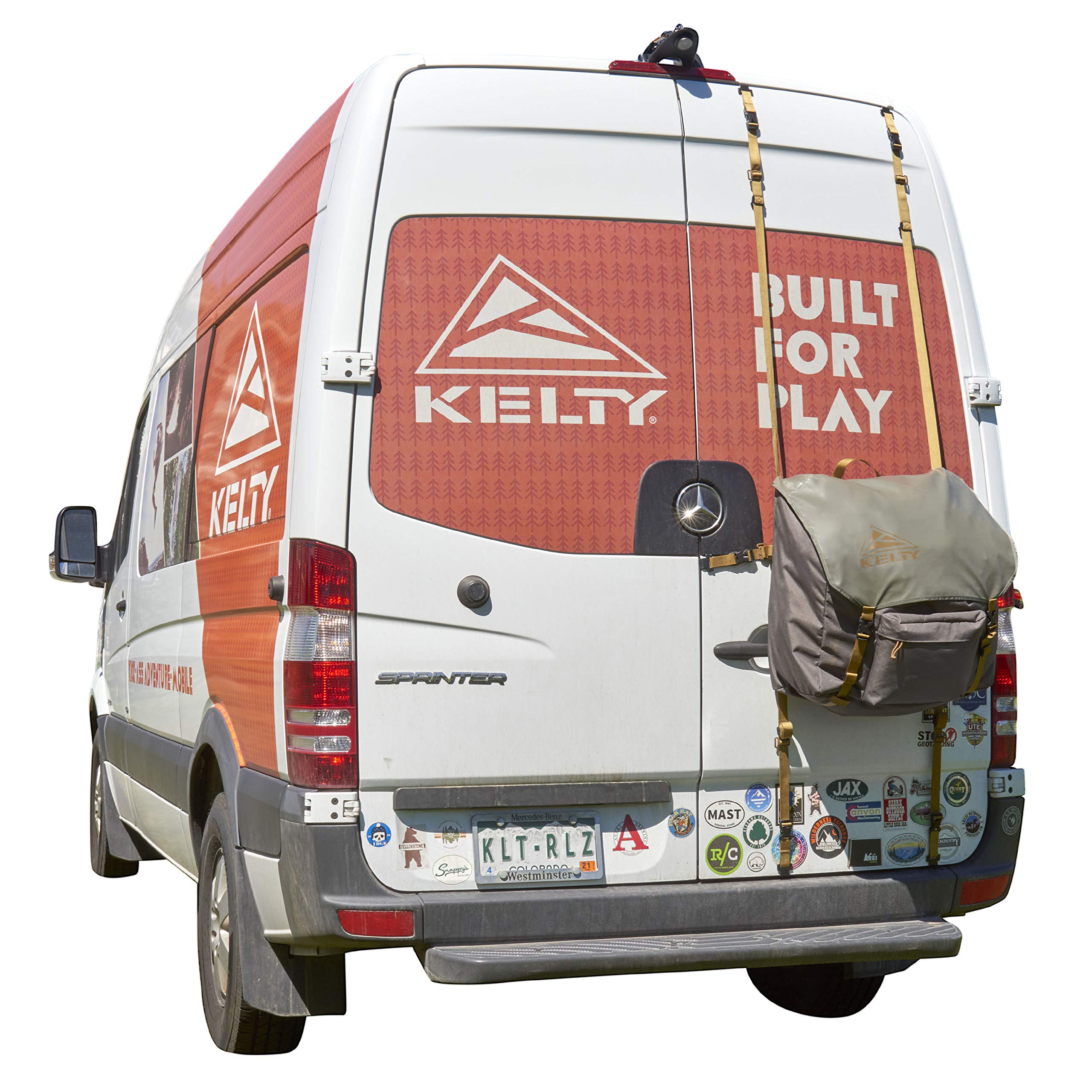 Kelty Trash Pak Beluga Overland Spare Tire Trash Bag For Tools, Gear, And Camping Fits Spare Tire Or Van Door