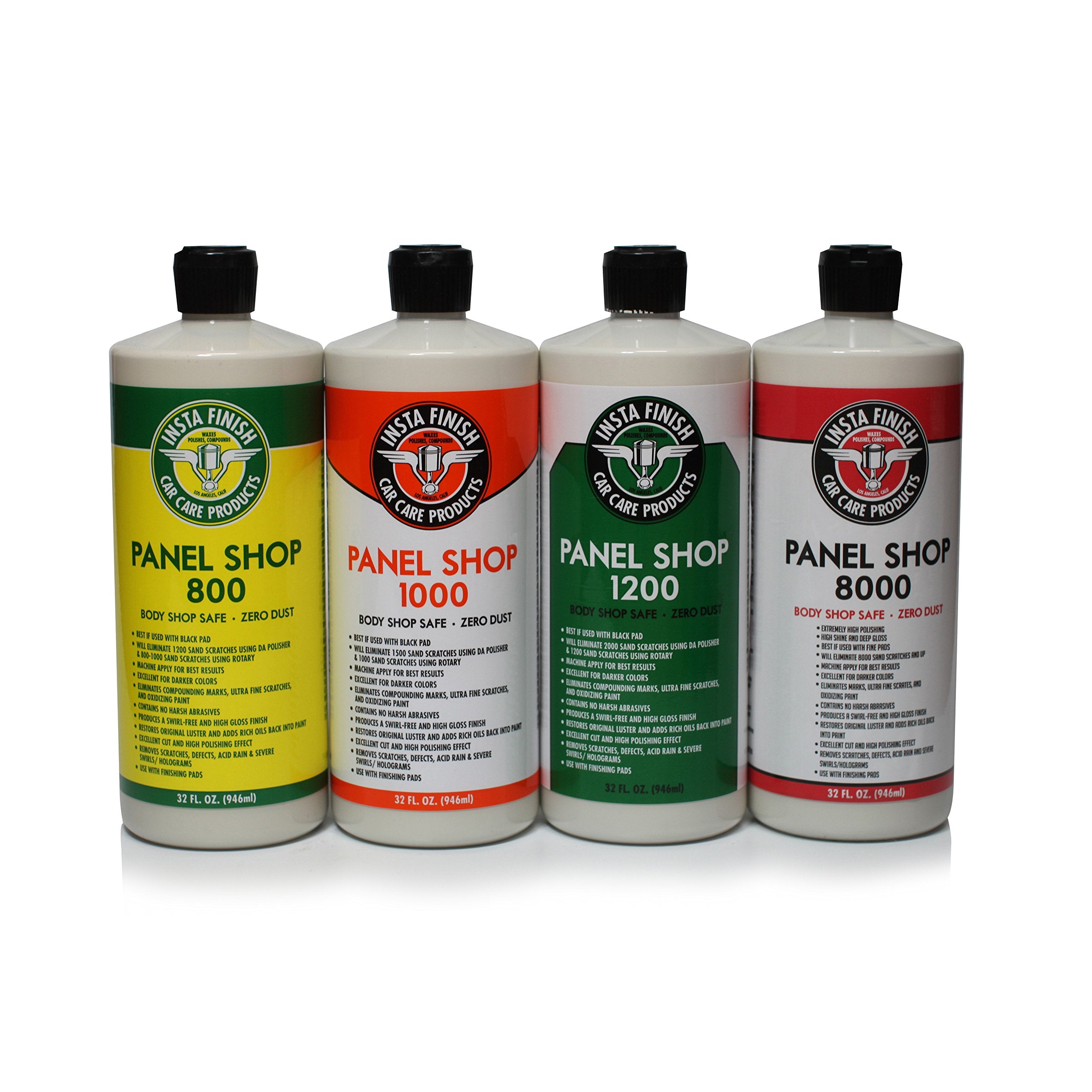 Insta Finish 32oz Body Shop Safe Auto Polish - Zero Dust, Model 8542149037, Wool Material