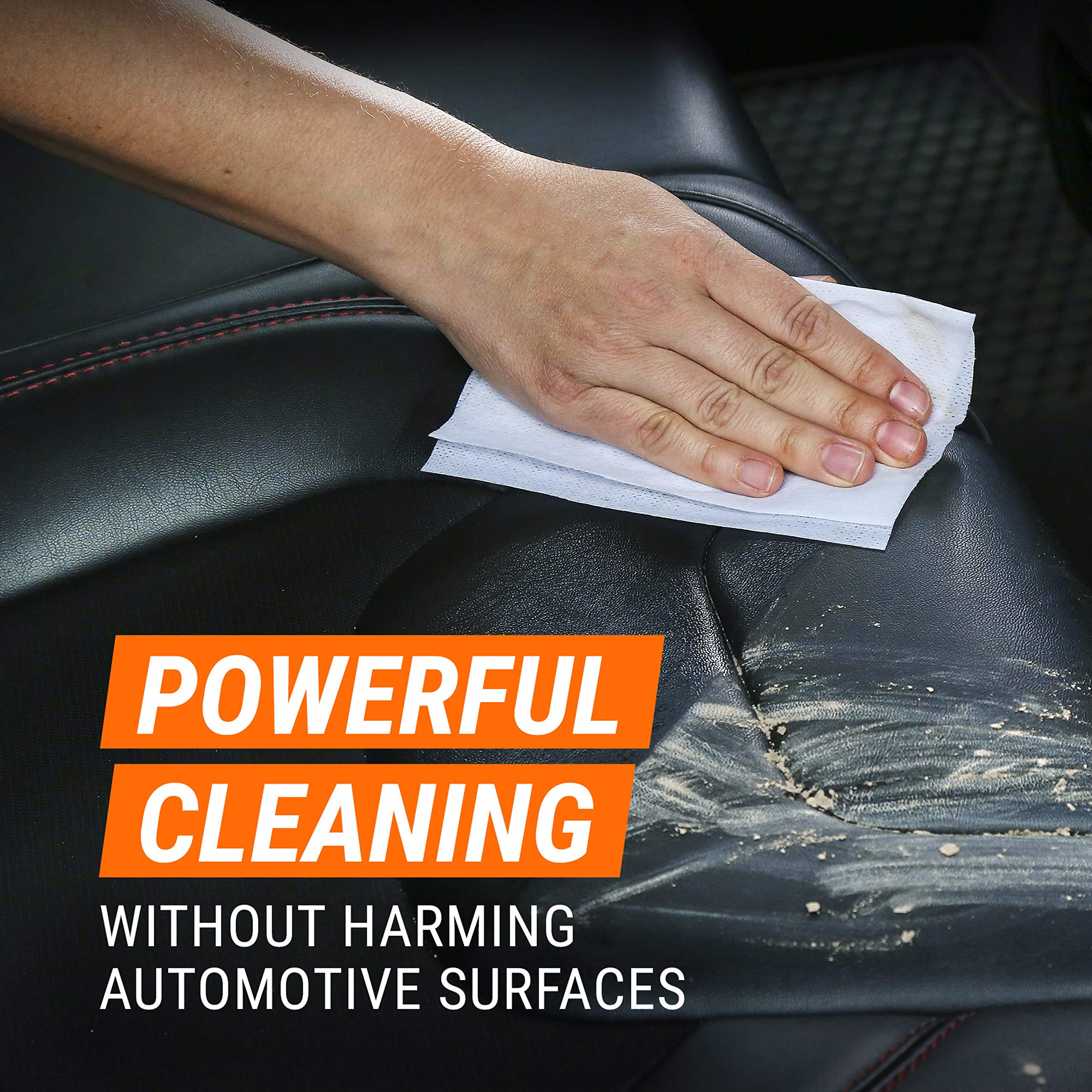 Armor All Car Interior Cleaner Wipes, Car Interior Cleaning Wipes For Dirt And Dust In Cars, Trucks And Motorcycles, 25 Count