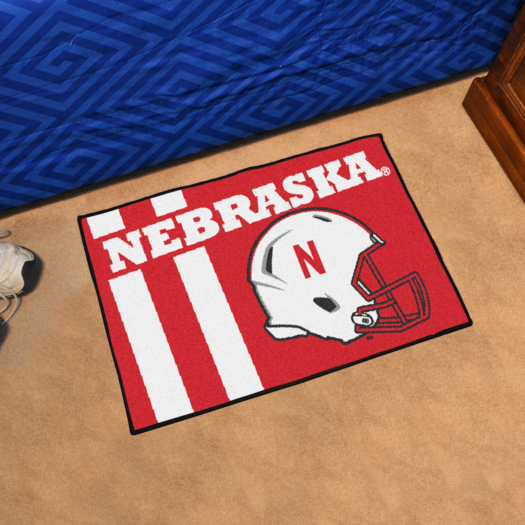 Nebraska Cornhuskers Rug 19X30 Starter Style - Special Order