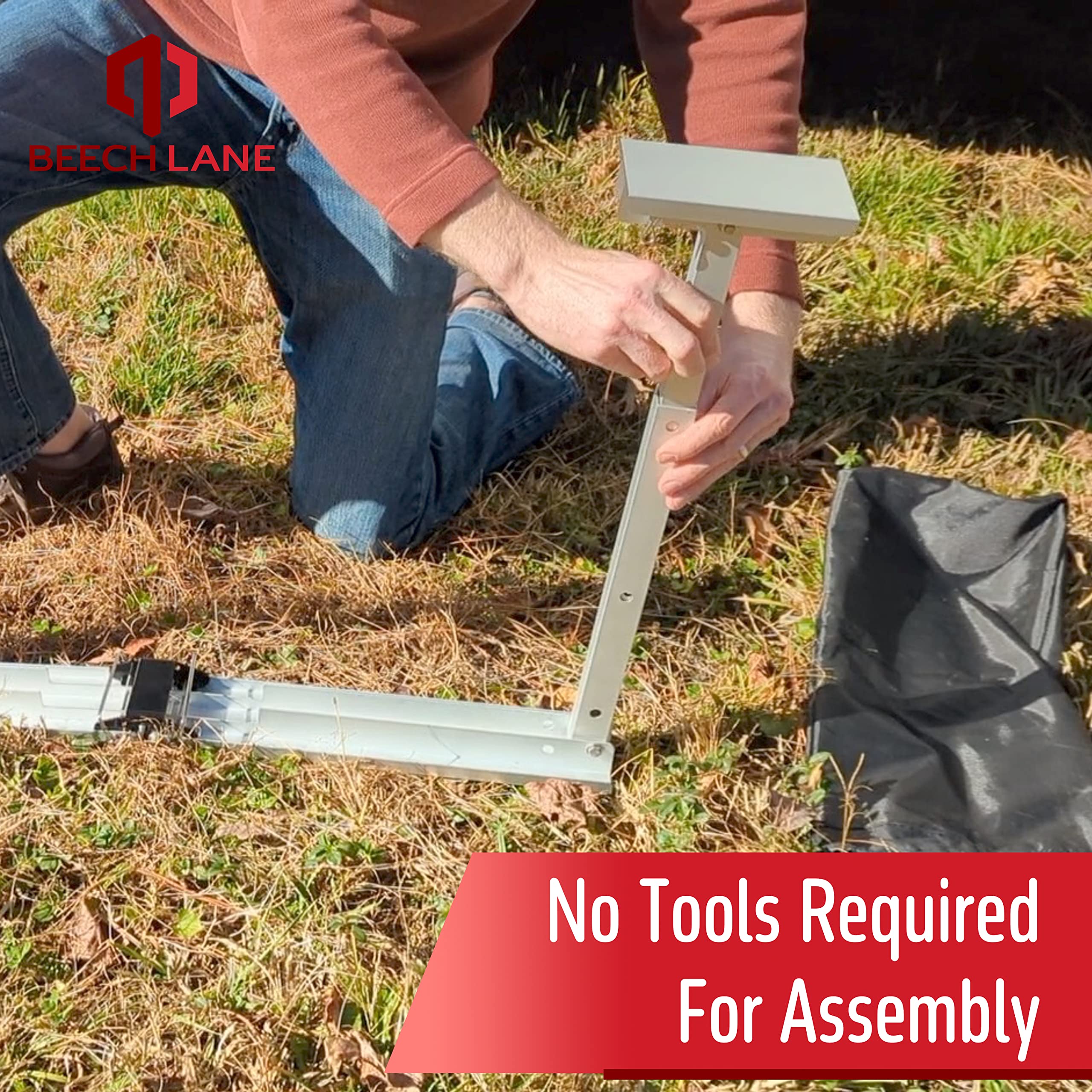Beech Lane RV Stabilizer - Reduces Wobble, Adjustable 12" to 26.5", Compact Foldable Design, Stainless Steel, 1 Pack, Model BL-212-Master