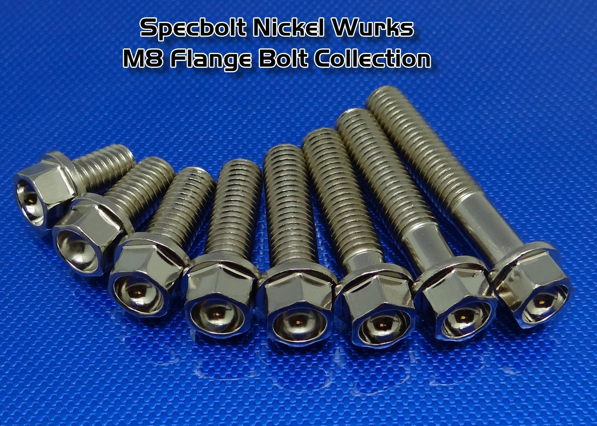 Specbolt Fastener Nickel Wurks Dress Up Bolt Kit. Fits: Yamaha YZ YZF Bolt Kit YZ65 YZ80 YZ85 YZ125 YZ250 YZ250F YZ450F YZ400F Y