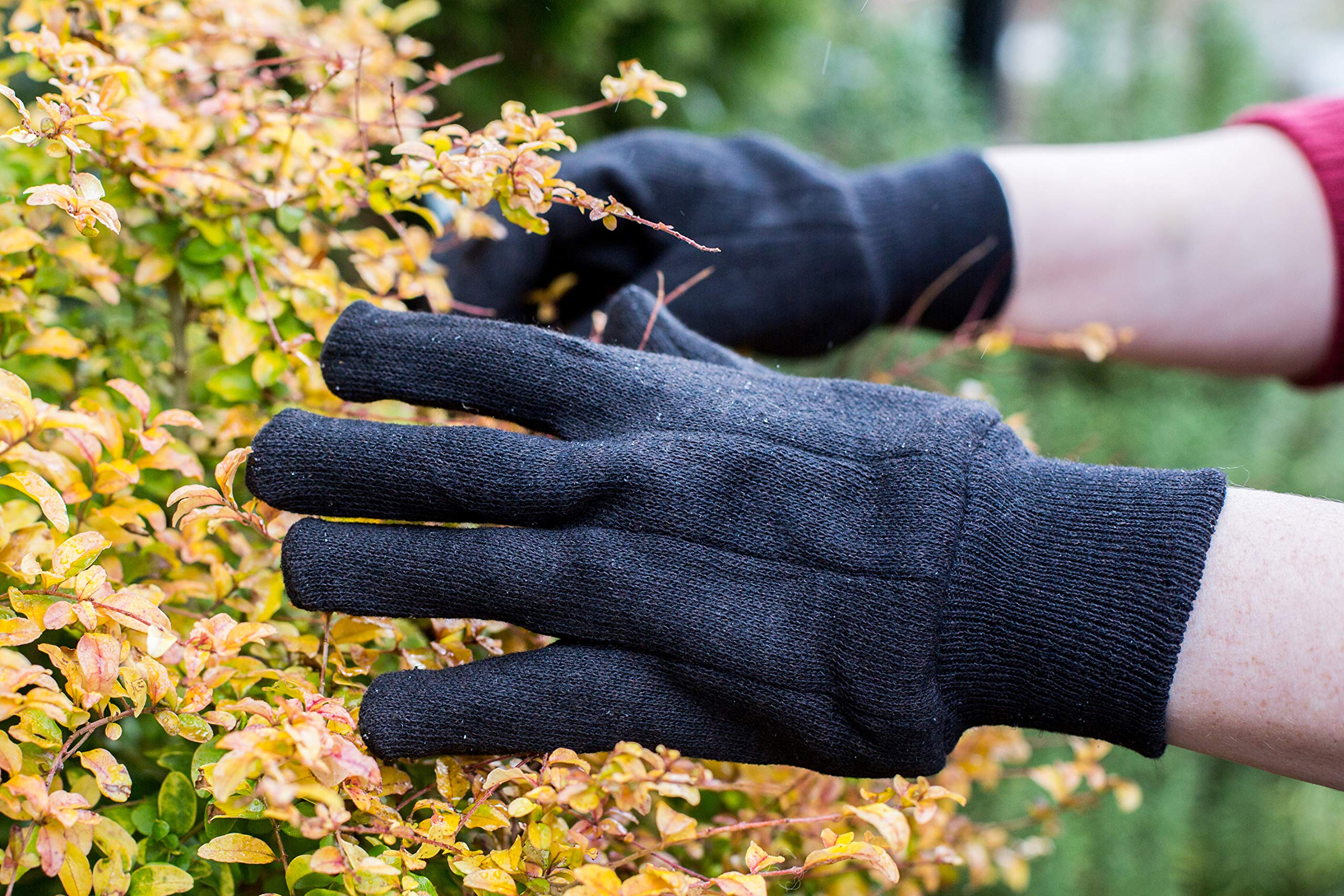 G & F 4408 Heavy Weight 9Oz. Brown Jersey Work Gloves, Knit Wrist, Sold By Dozen (12-Pairs) - Large