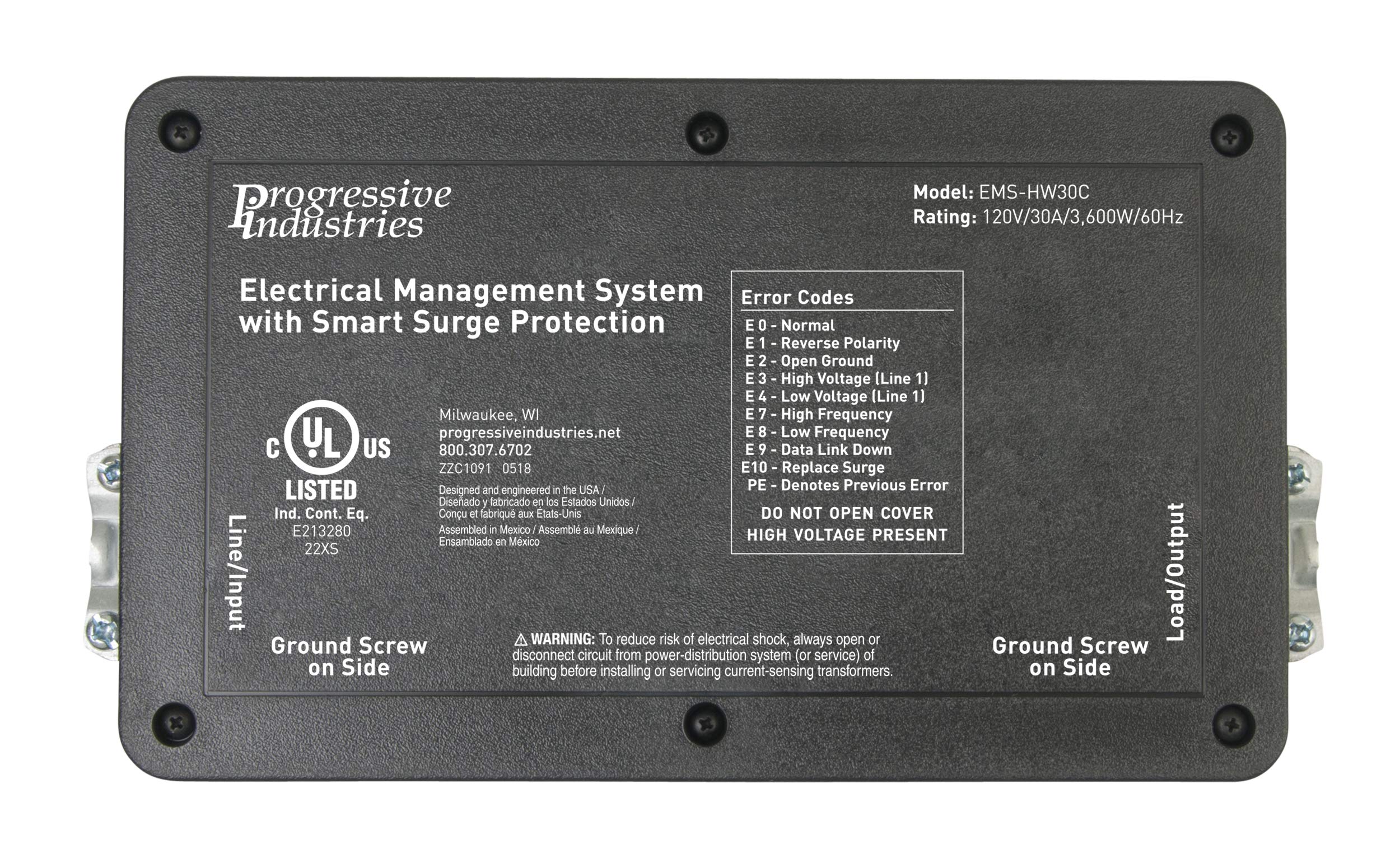 Progressive Industries Emshw30C Surge Protector