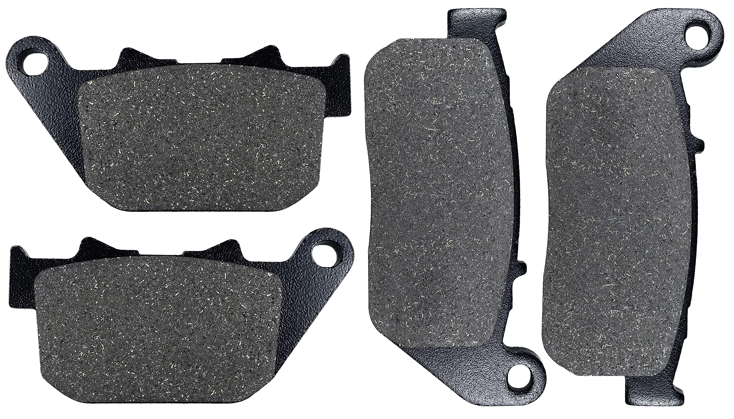 MooLang Brake Pads Front and Rear for Harley Davidson Sportster 1200 XL1200C Custom, Sportster 883 XL883 XL883C Custom, XL883R X