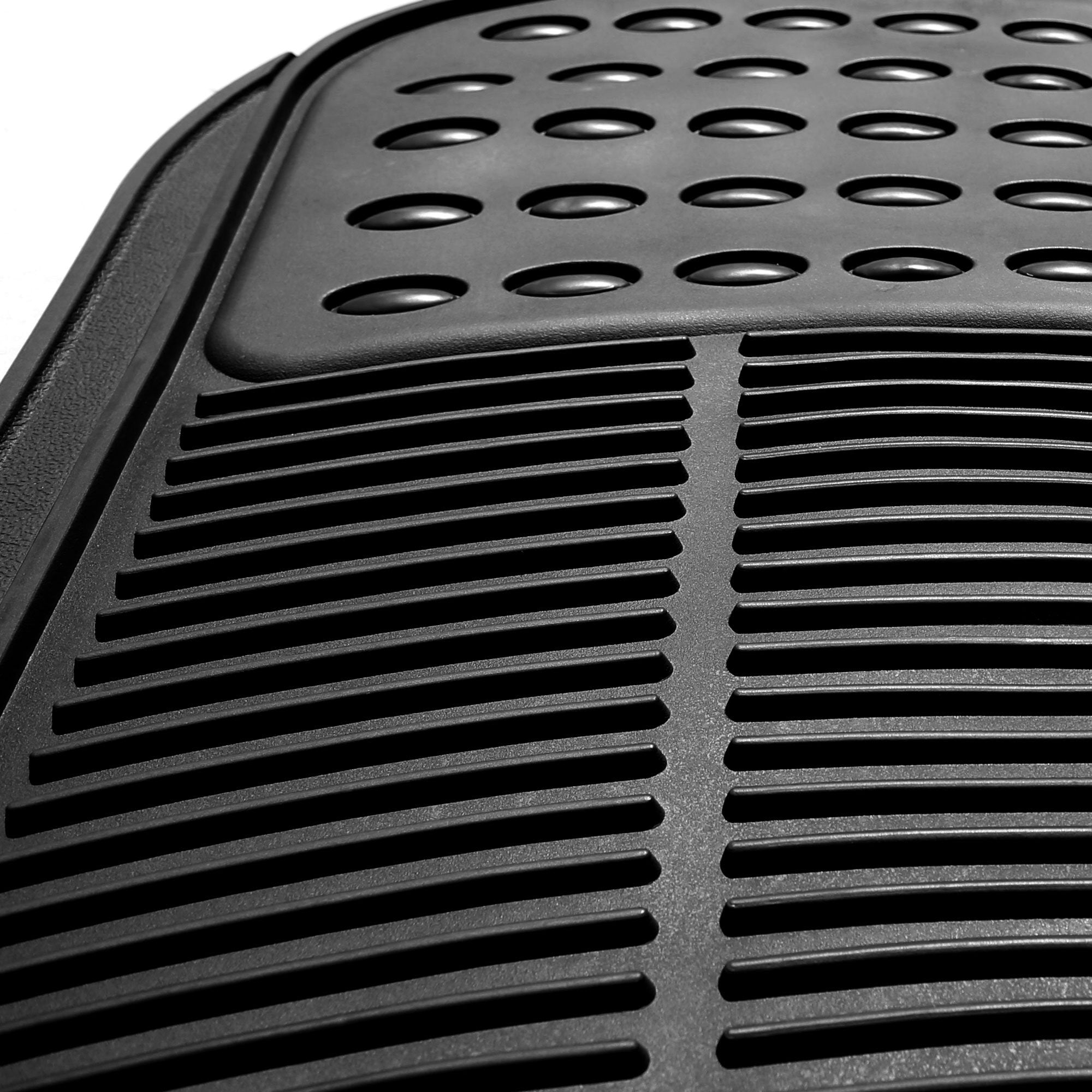 Fh Group Automotive Floor Mats Climaproof For All Weather Protection Universal Fit Trimmable Heavy Duty Fits Most Cars, Suvs, An