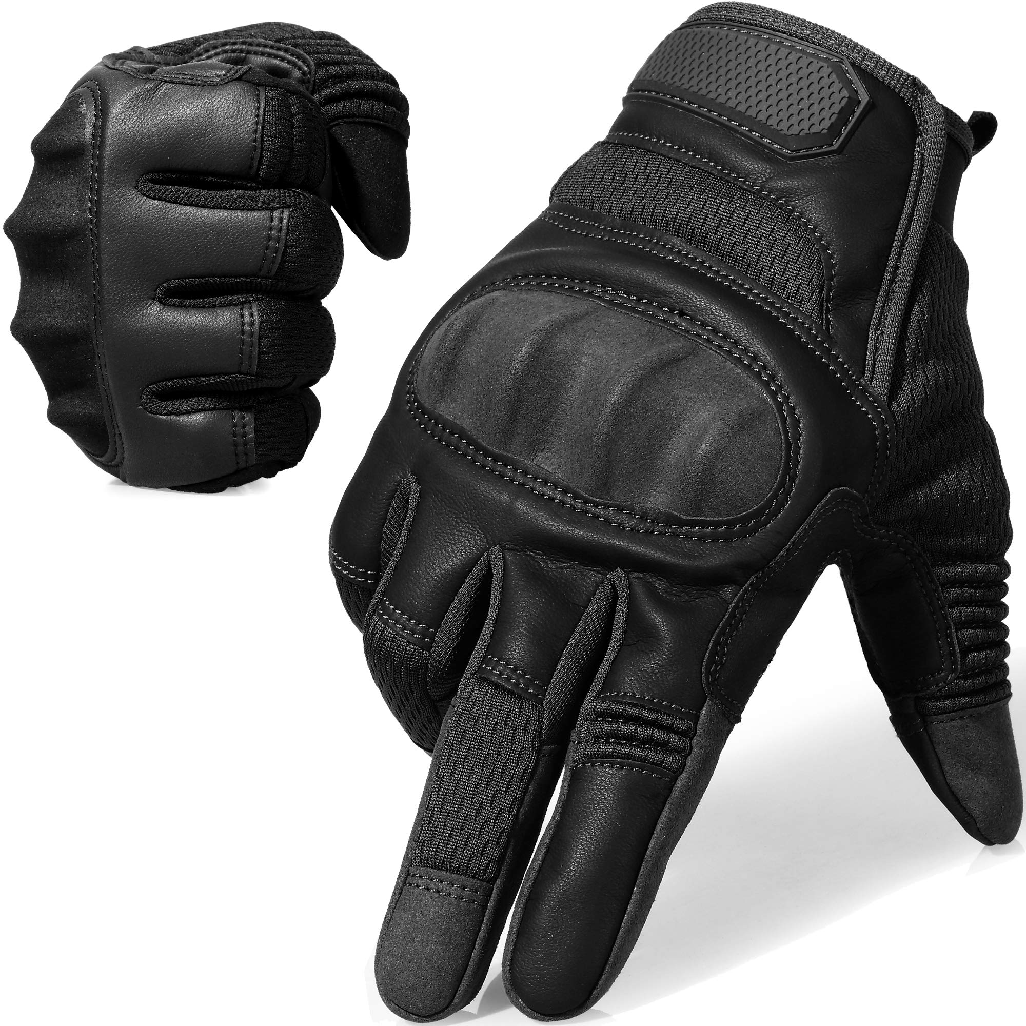 Axbxcx Touch Screen Full Finger Gloves For Motorcycles Cycling Motorbike Atv Bike Camping Climbing Hiking Work Outdoor Sports Me