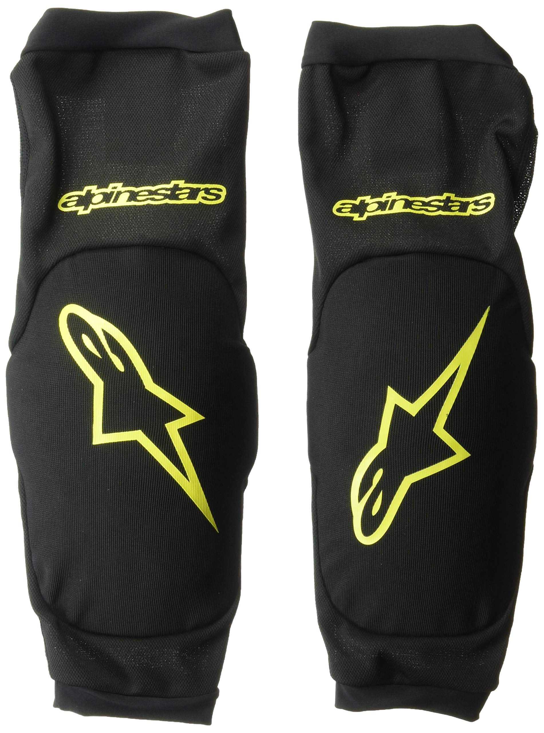 Alpinestars Mens Paragon Plus Elbow Protector, Black Acid Yellow, Small