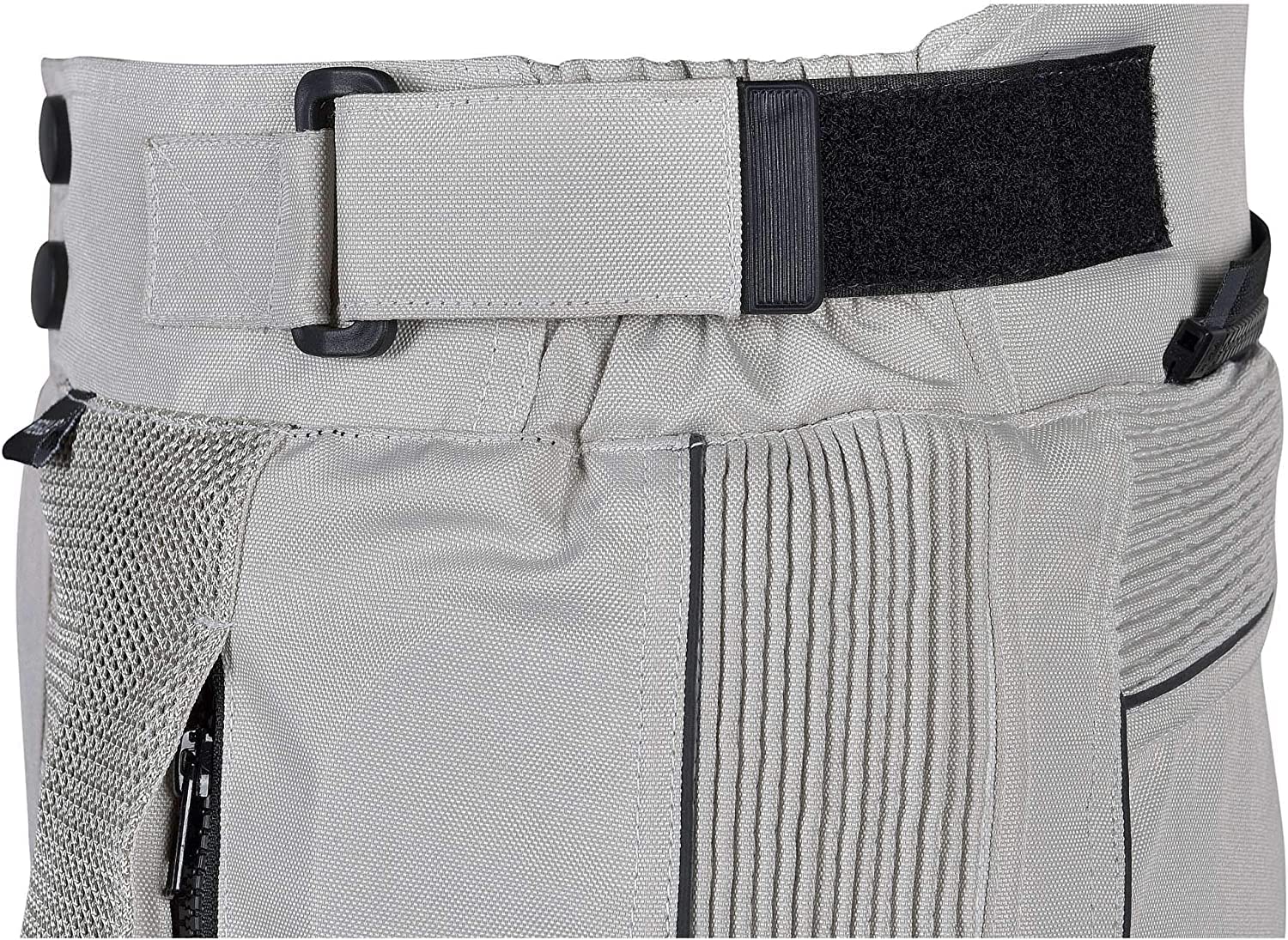 Wicked Stock Mesh Motorcycle Pants With Armor - Adventure Motorcycle Riding Gear - Gray